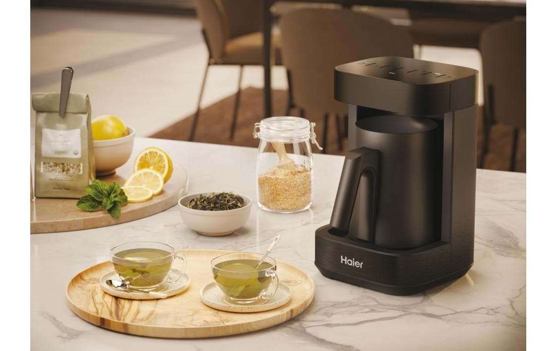 Haier Filterkaffeemaschine – 0,4 l, 700 W, Metall, Schwarz, HMB5A 021