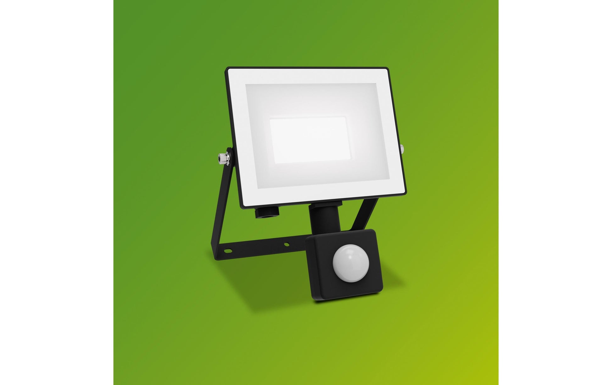 Philips by Signify Philips Aussenwandleuchte – Kaltweiss, 5000 K, IP65, Netzbetrieb, mit Bewegungsmelder – Schwarz, Aluminium