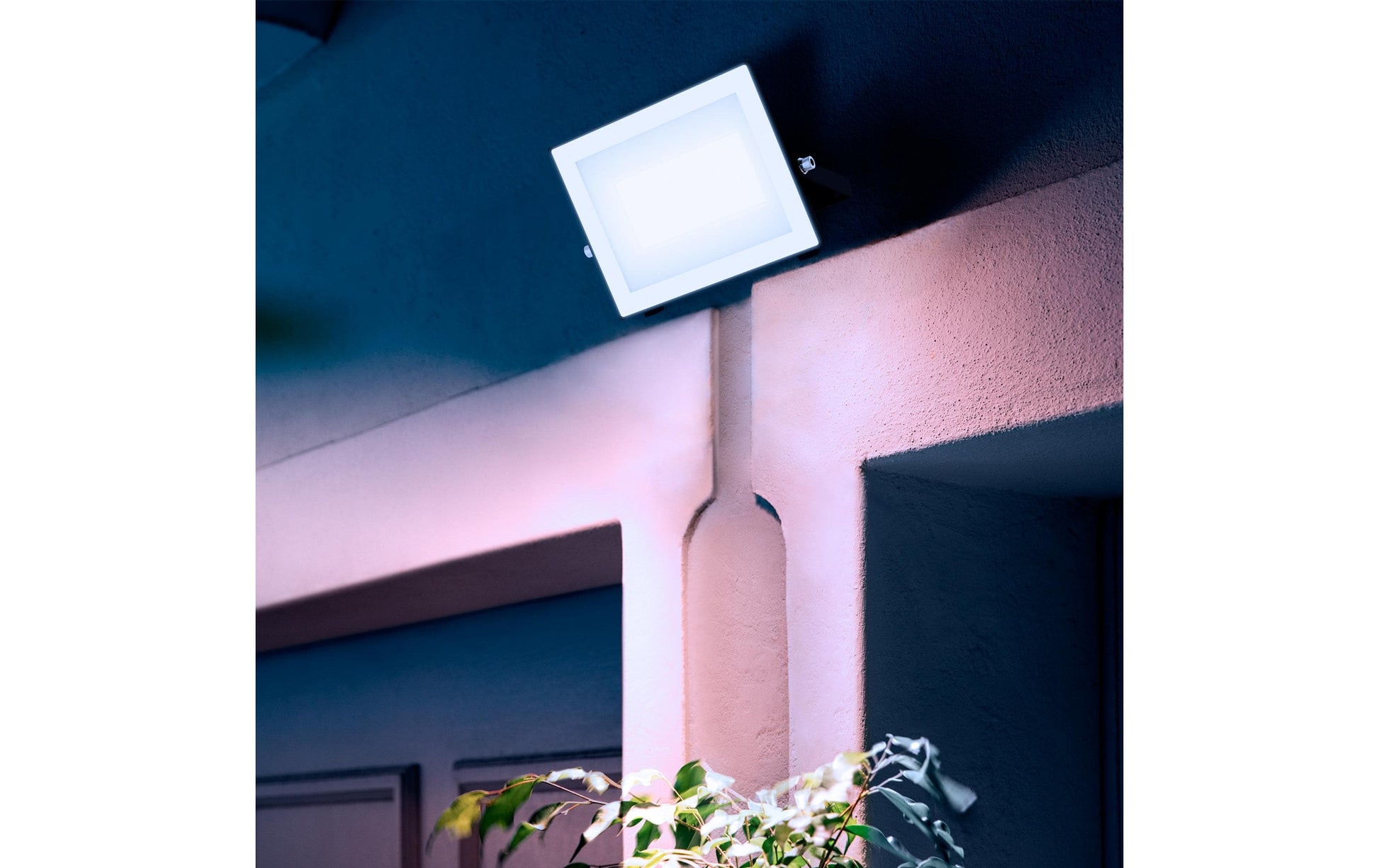 Philips by Signify Philips Aussenwandleuchte – Kaltweiss, 5000 K – IP65 – Netzbetrieb – mit Bewegungsmelder – Schwarz – Aluminium