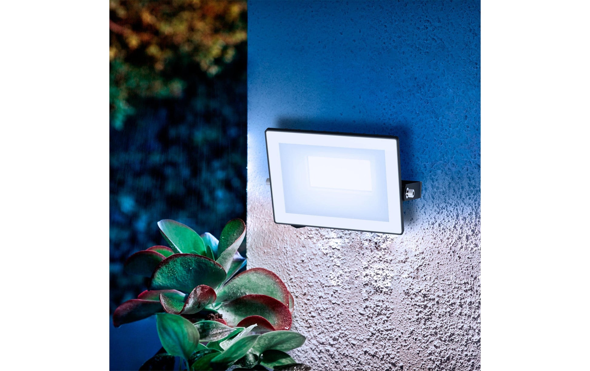 Philips by Signify Philips Aussenwandleuchte – Kaltweiss, 5000 K, IP65, Netzbetrieb, schwenkbarer Spotkopf, Schwarz, Aluminium