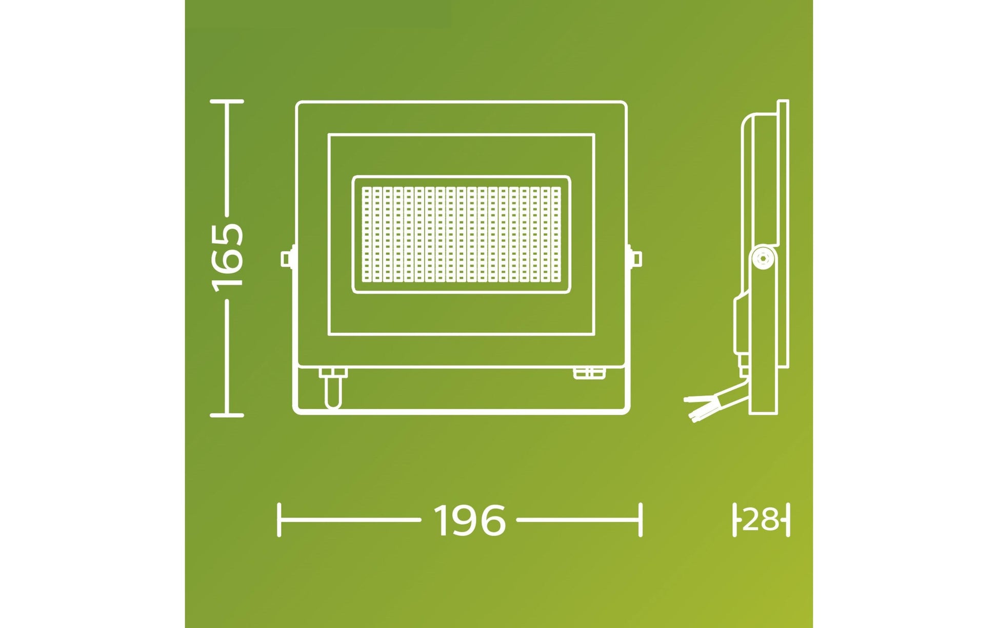 Philips Lois Weisslicht-LED-Strahler – 24 W, 5000 K, IP65, 220-240 V