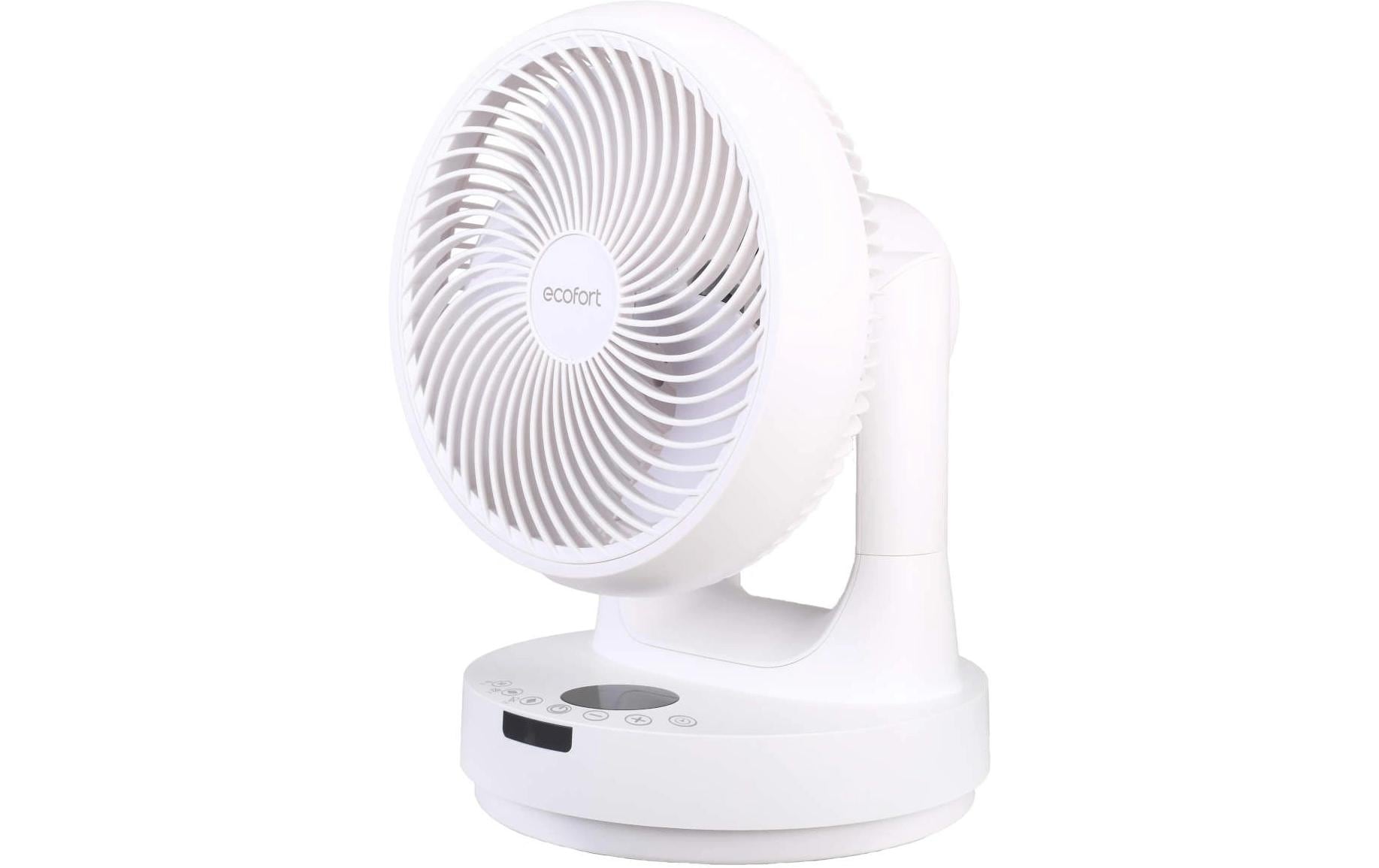 Ecofort Tischventilator ecoQ SilentAir Tavo – 25 cm, 8 Stufen, oszillierend, Fernbedienung, 30 W, 48 dB(A)