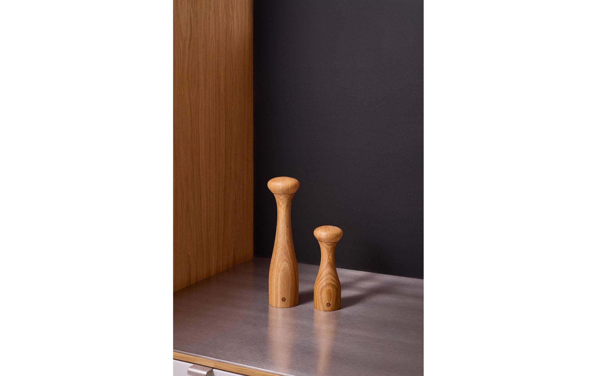 CrushGrind Salz-/Pfeffermühle 19 cm, Holz, Eiche