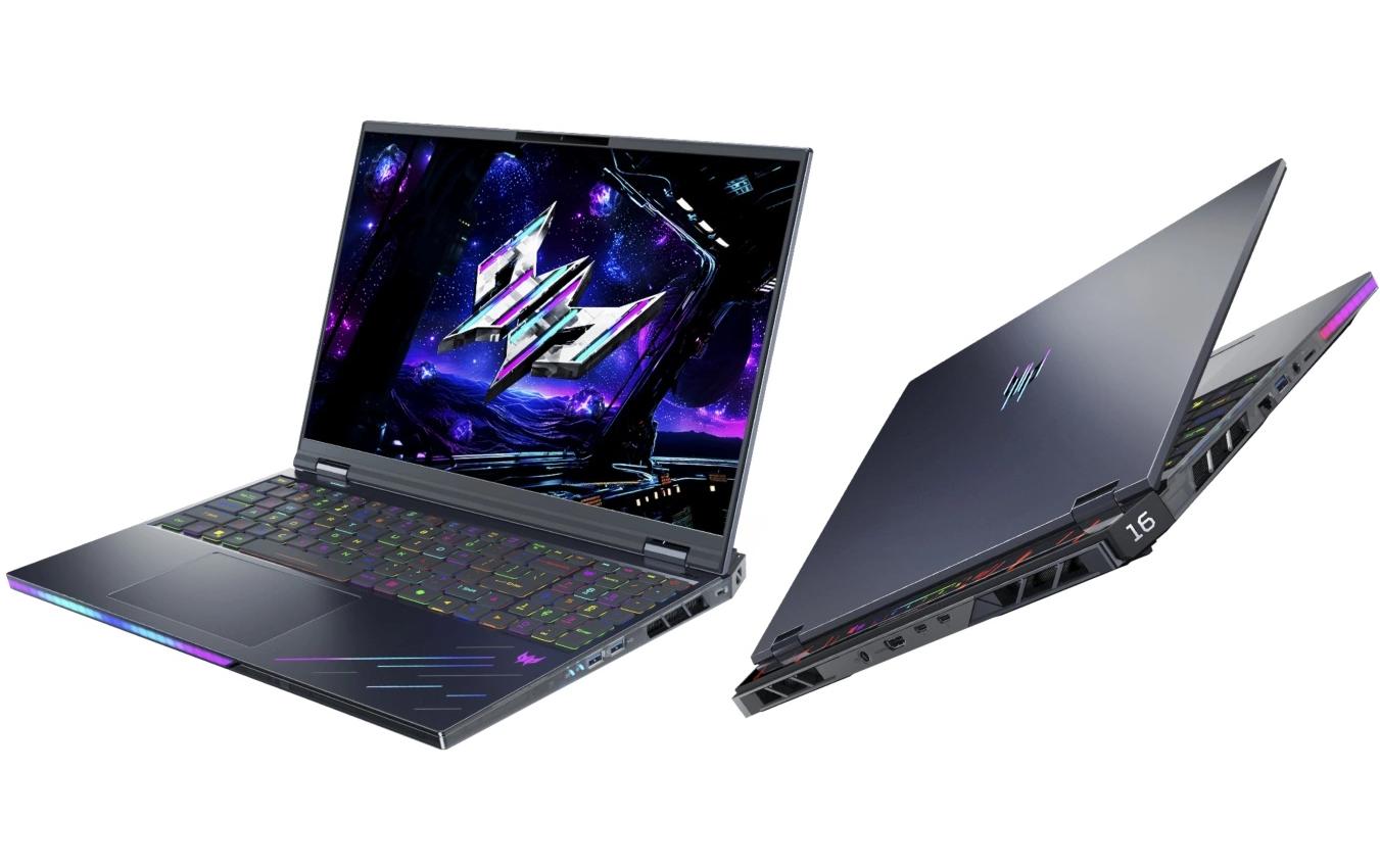 Acer Predator Helios 16, Intel Core Ultra 9 275HX, NVIDIA RTX 5090, 16" WQXGA OLED, 64 GB, 2 TB