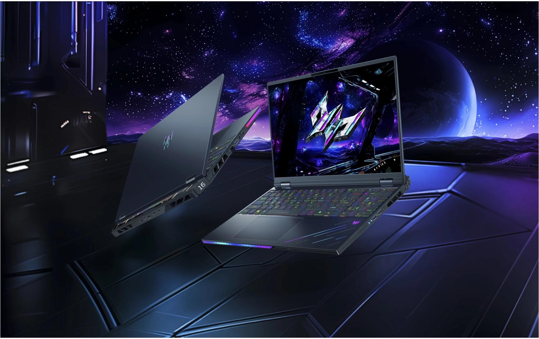 Acer Predator Helios 16, Intel Core Ultra 9 275HX, NVIDIA RTX 5090, 16" WQXGA OLED, 64 GB, 2 TB