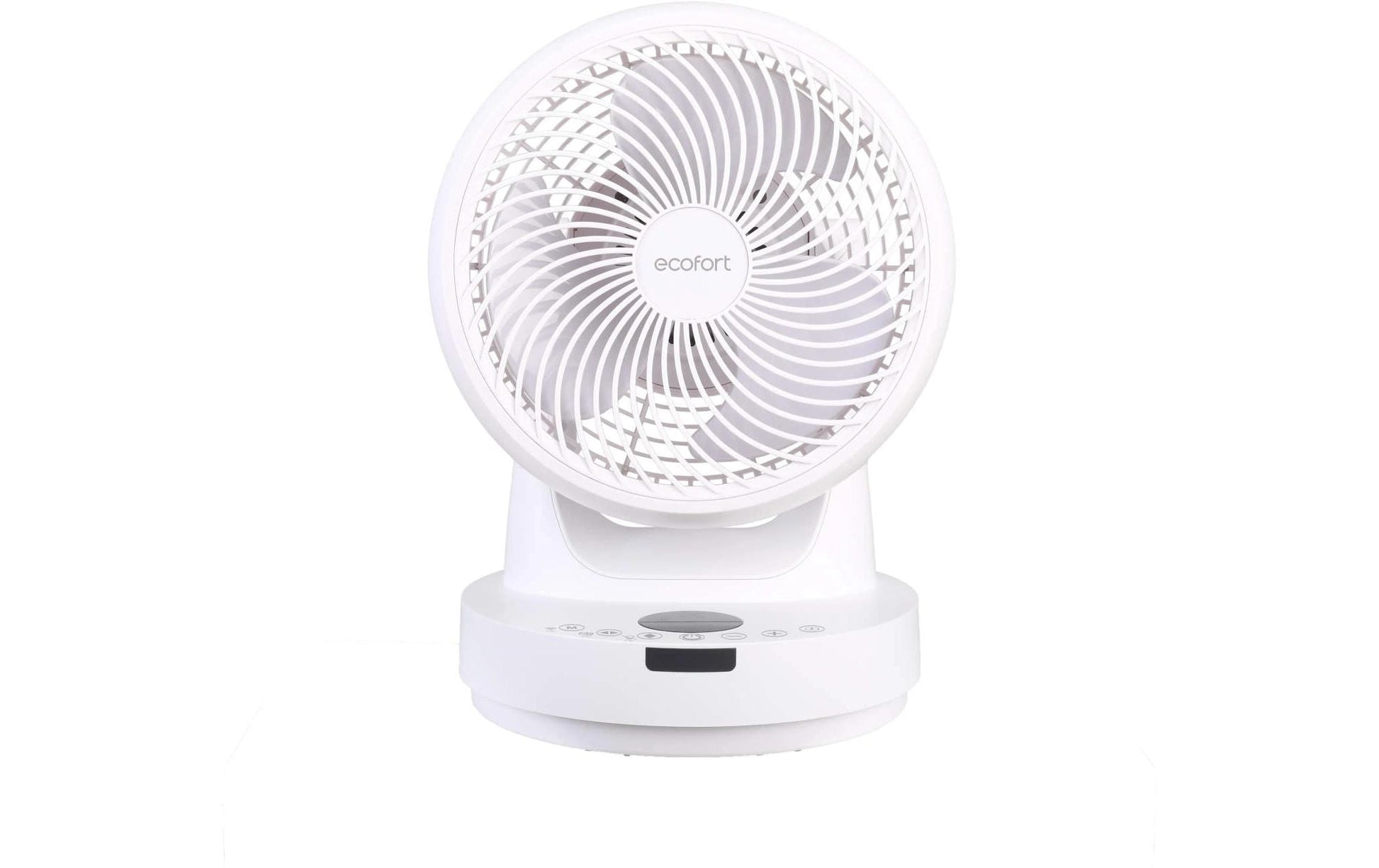 Ecofort Tischventilator ecoQ SilentAir Tavo – 25 cm, 8 Stufen, oszillierend, Fernbedienung, 30 W, 48 dB(A)