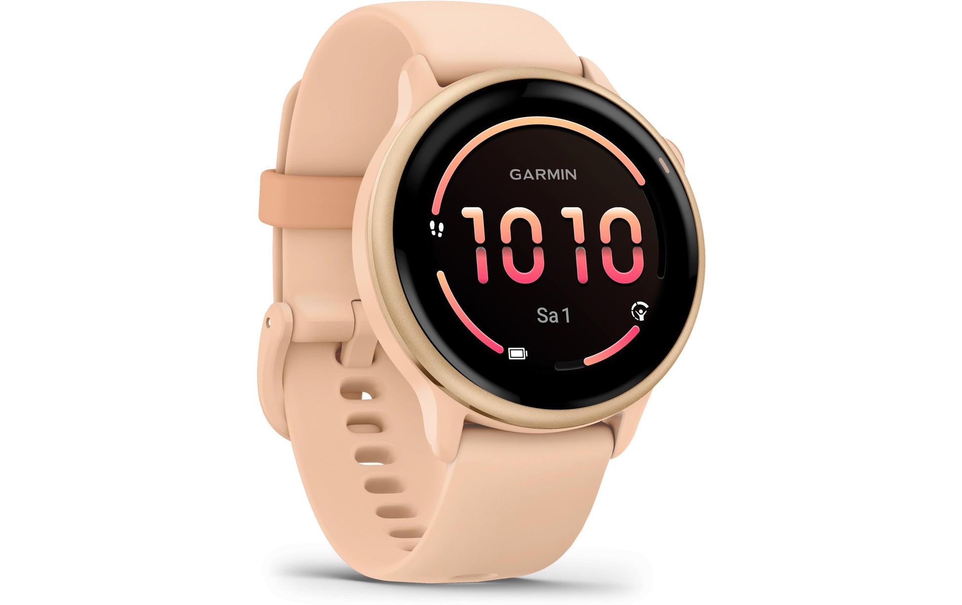 Garmin Vivoactive 6 – Smartwatch – GPS, WLAN, Schwimmen, Pink Dawn, Sportarmband