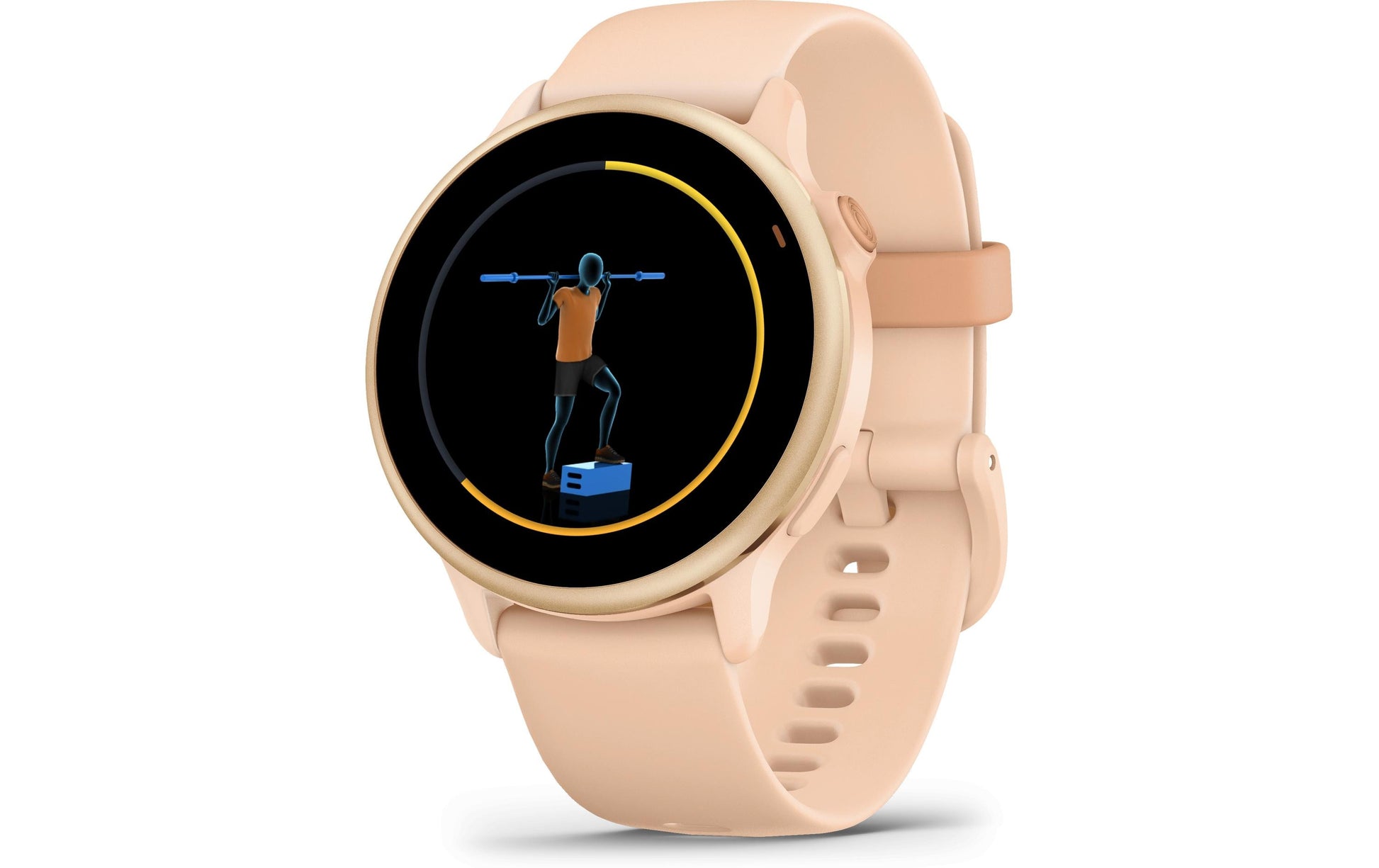 Garmin Vivoactive 6 – Smartwatch – GPS, WLAN, Schwimmen, Pink Dawn, Sportarmband