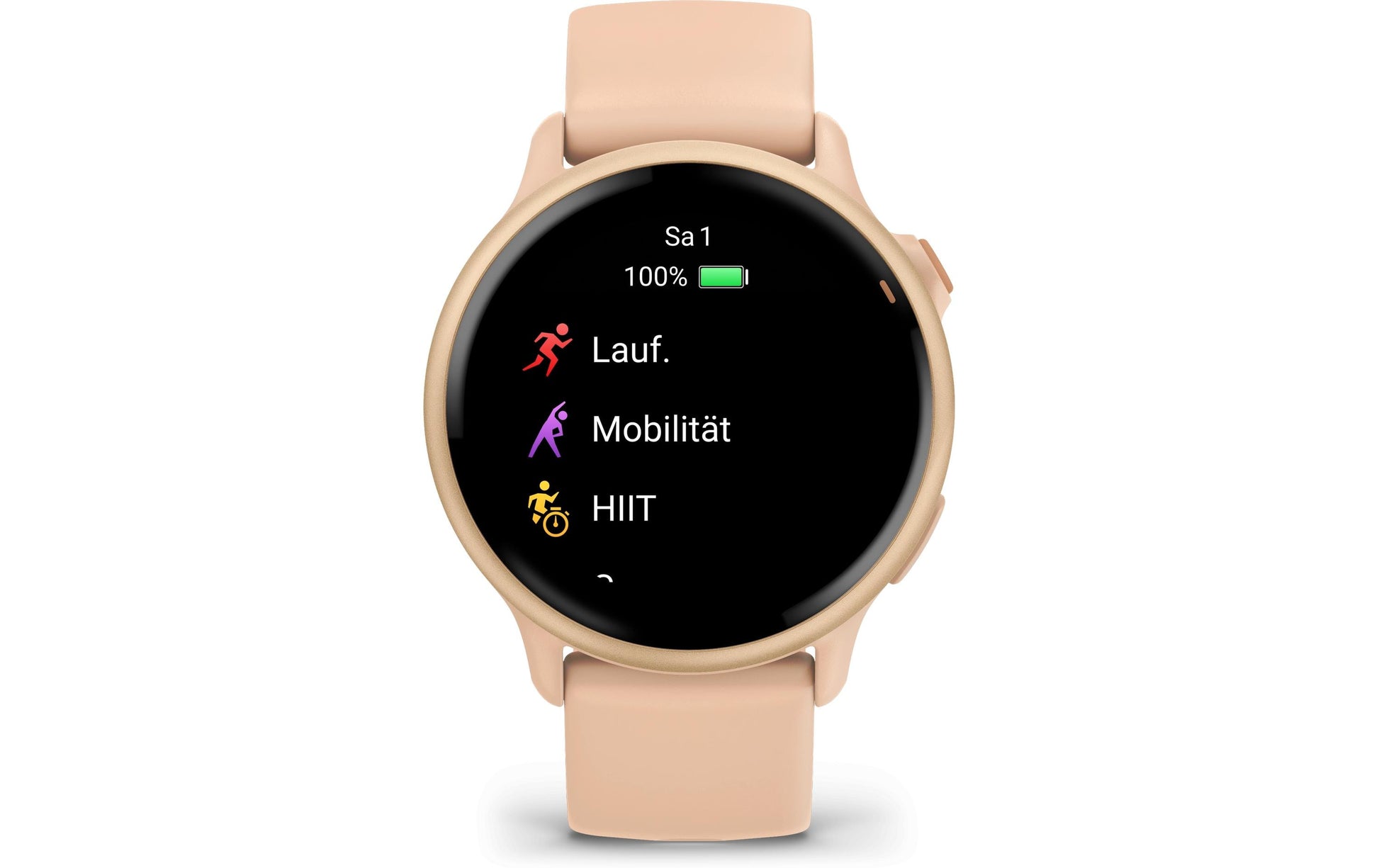 Garmin Vivoactive 6 – Smartwatch – GPS, WLAN, Schwimmen, Pink Dawn, Sportarmband