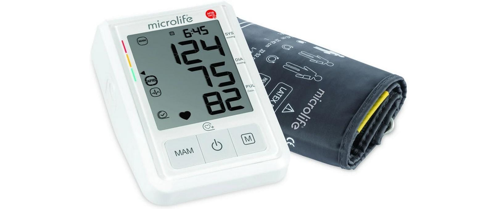 Microlife Oberarm-Blutdruckmessgerät BP B3 – Afib, 2 × 60 Speicher – Armumfang 22–42 cm