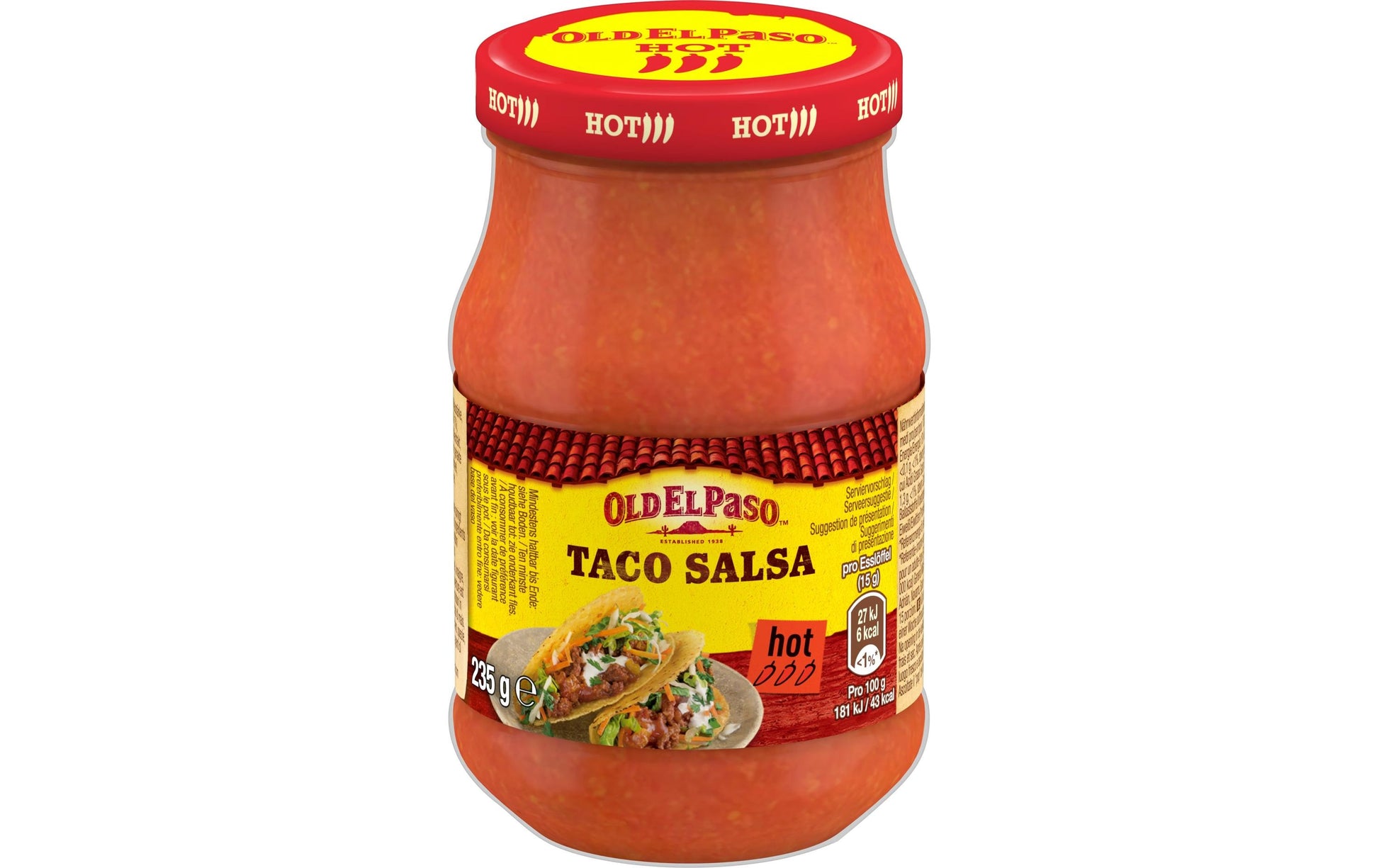 Old El Paso Salsa Hot Taco – 235 g