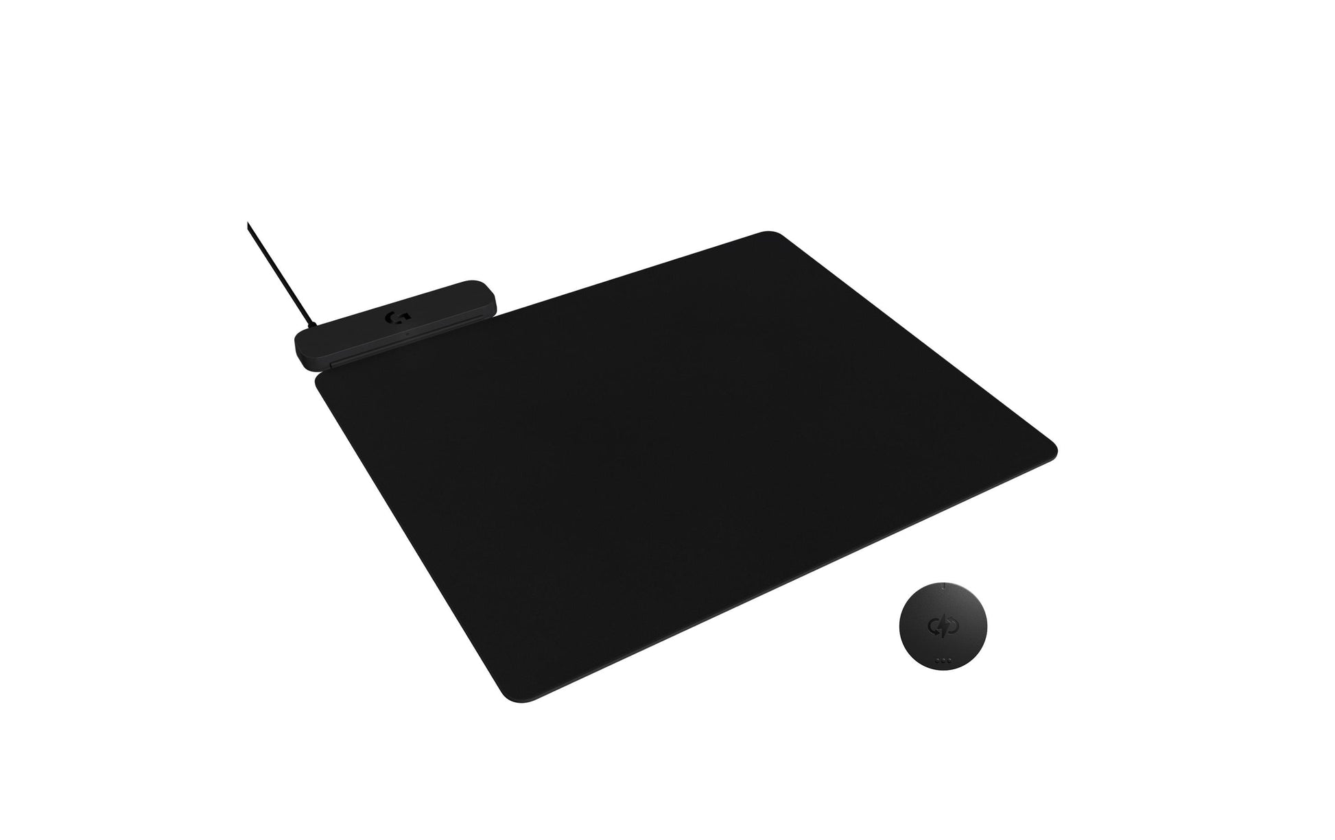 Logitech G Powerplay 2 Gaming-Mauspad Kabelloses Ladegerät – für kompatible Logitech G-Mäuse – schwarz