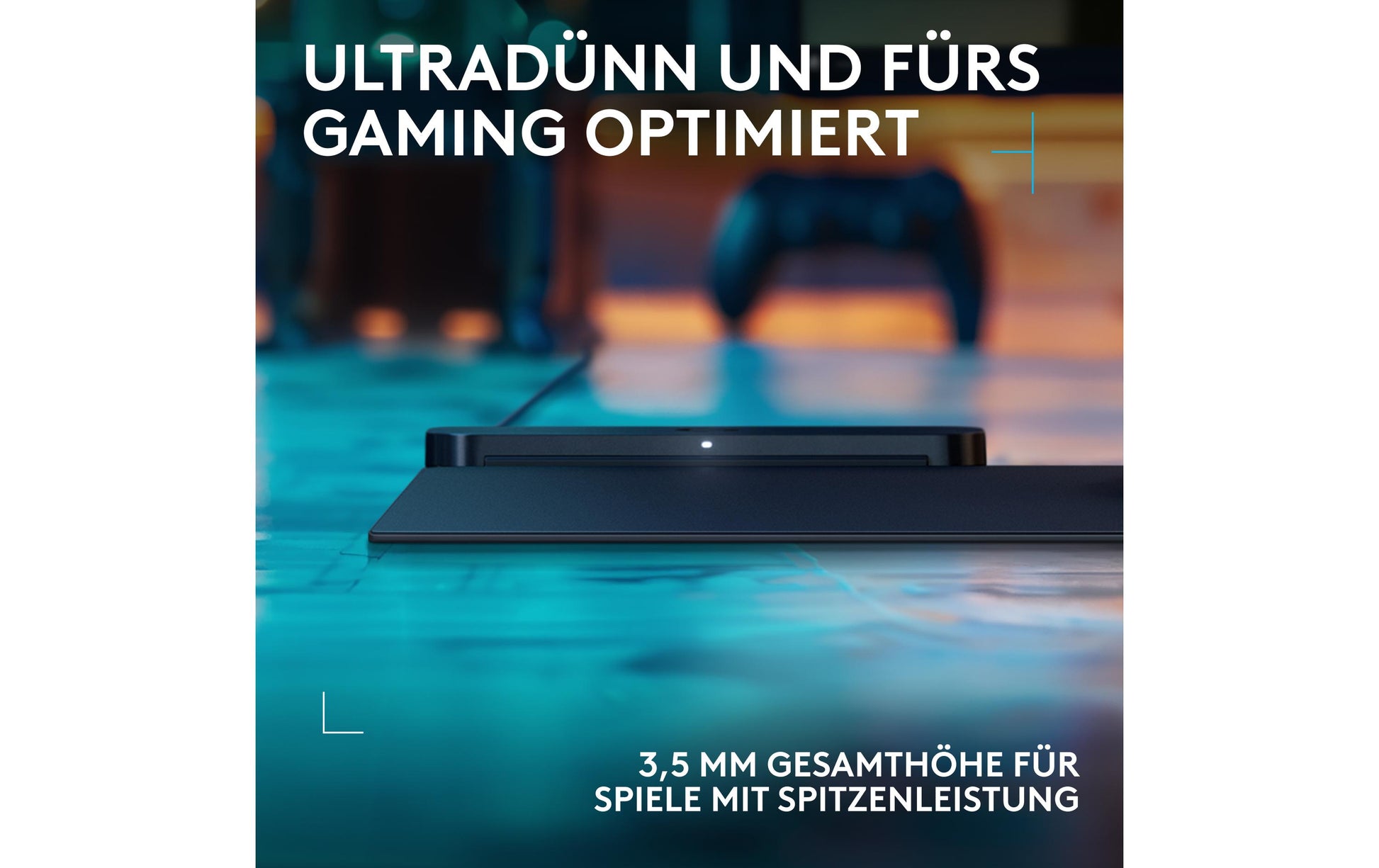 Logitech G Powerplay 2 Gaming-Mauspad Kabelloses Ladegerät – für kompatible Logitech G-Mäuse – schwarz