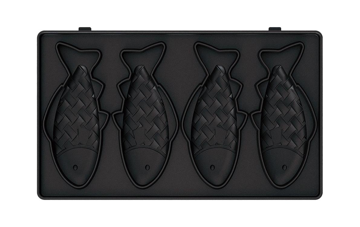 CREATE Ersatzteller Stone 3 in 1 Taiyaki – Teflonbeschichtet, für Waffeleisen 3in1 Studio, 2 Stk.