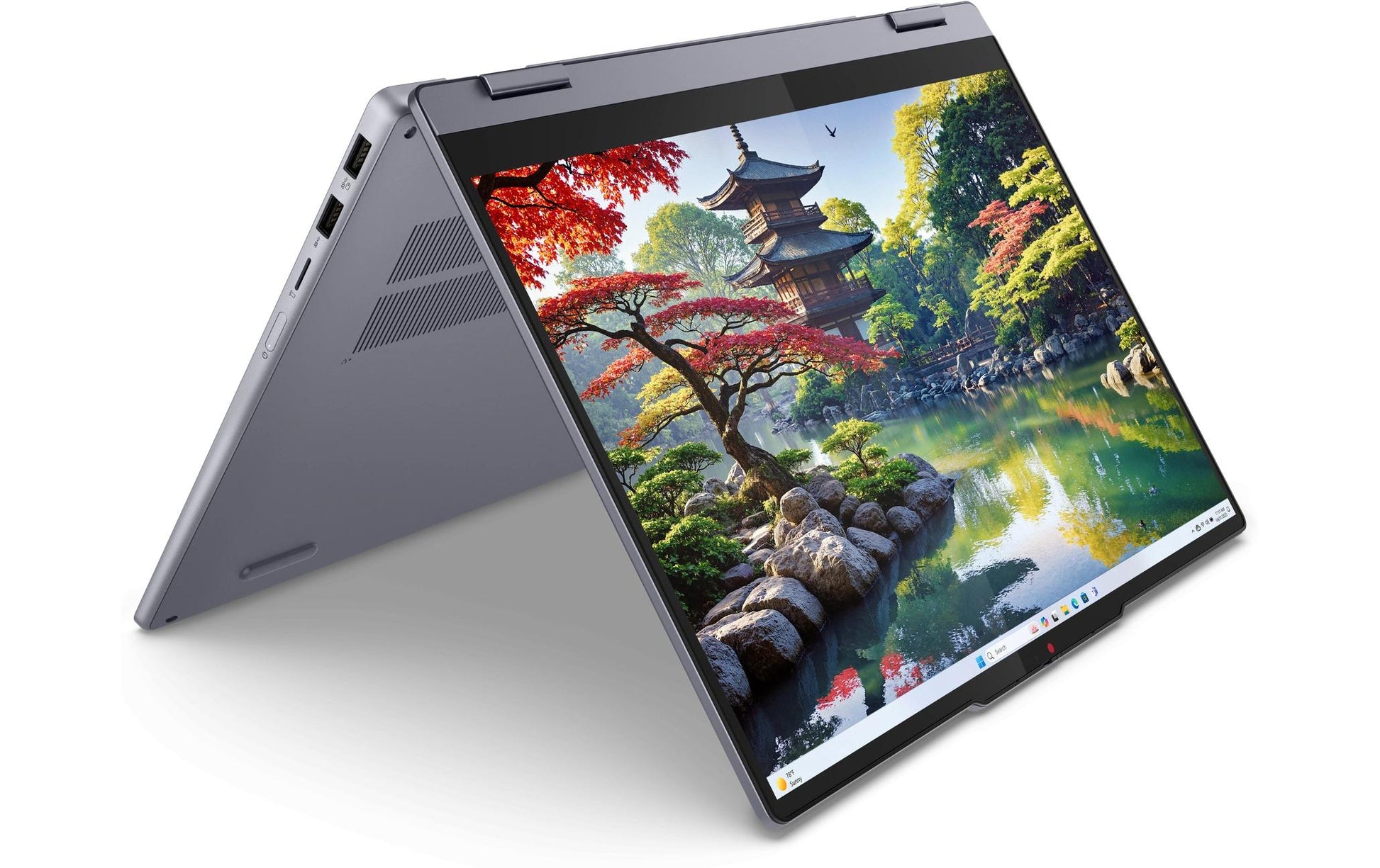 Lenovo IdeaPad 5 2-in-1 Convertible – 14", 16 GB, 512 GB, Grau