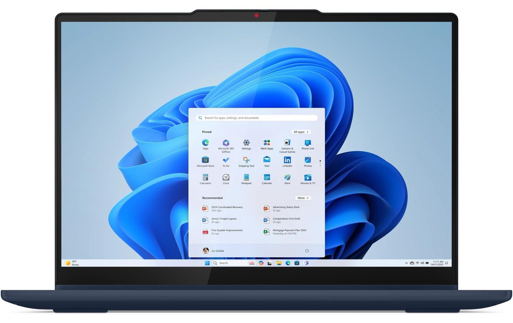 Lenovo IdeaPad 5 2-in-1 14AKP10 Copilot+ PC – AMD Ryzen AI 7 350, 16 GB, 1 TB, 14" WUXGA, Blau