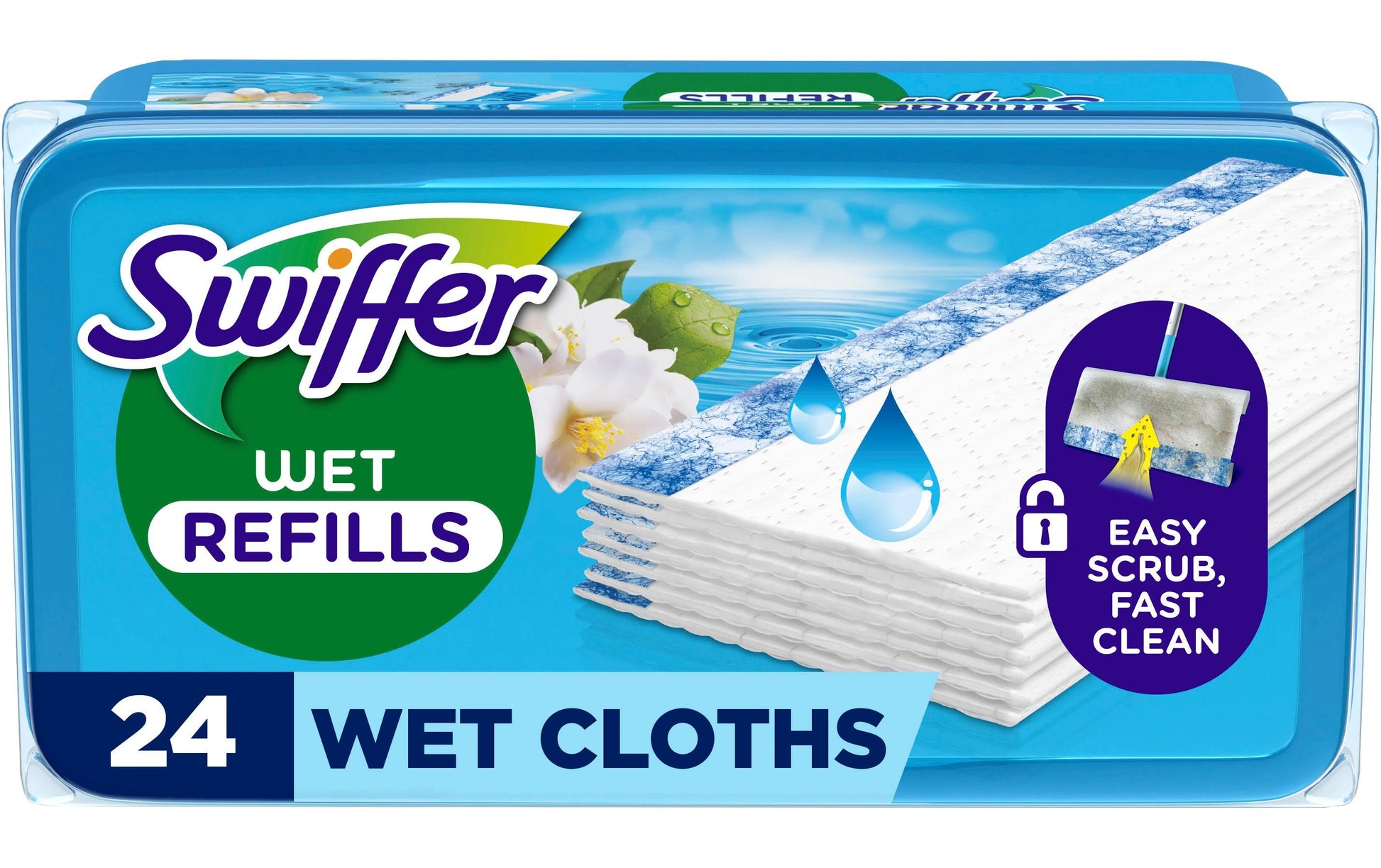 Swiffer Reinigungstücher Morning Fresh – Morning Fresh-Duft – 24 Stk.