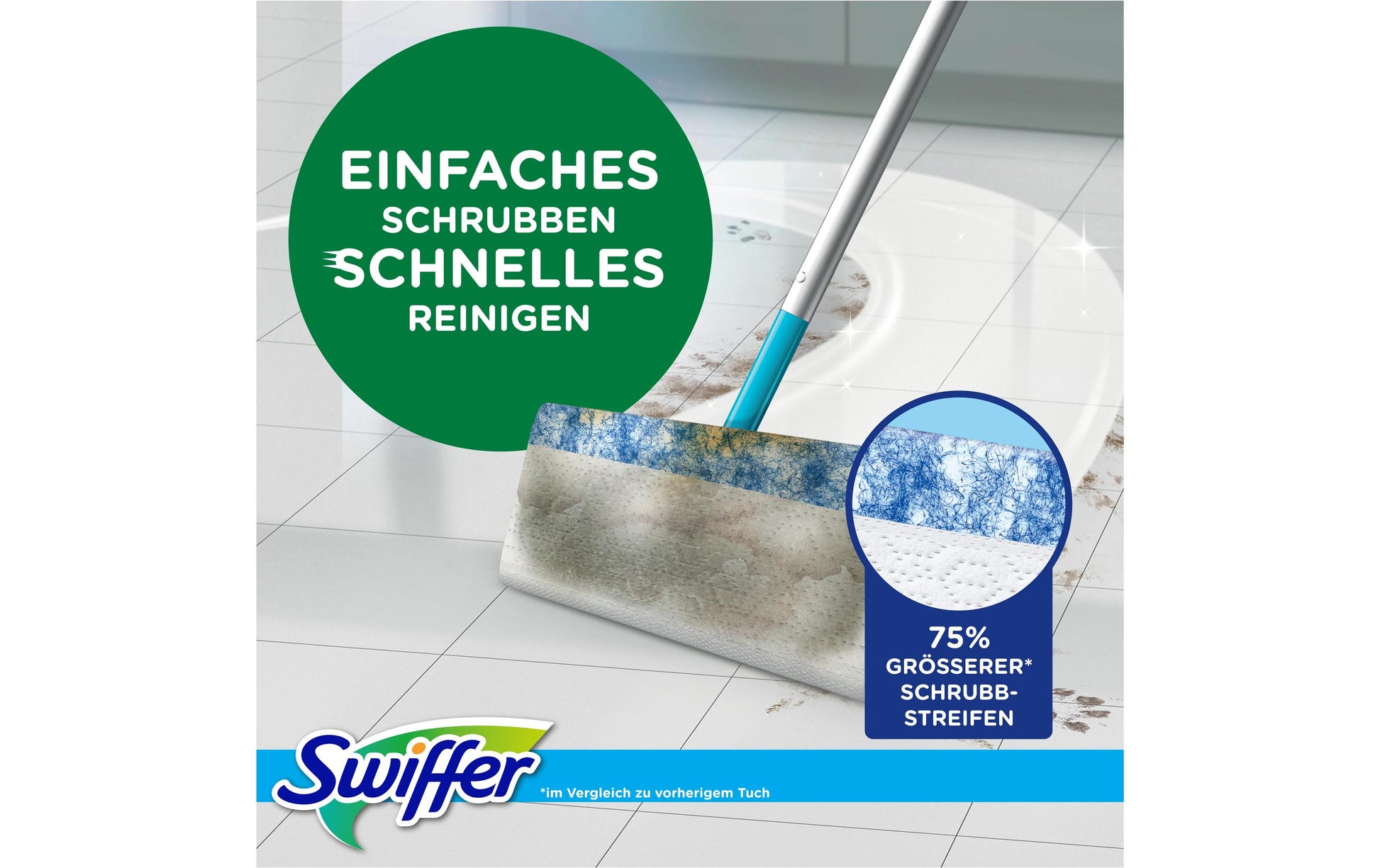 Swiffer Reinigungstücher Morning Fresh – Morning Fresh-Duft – 24 Stk.