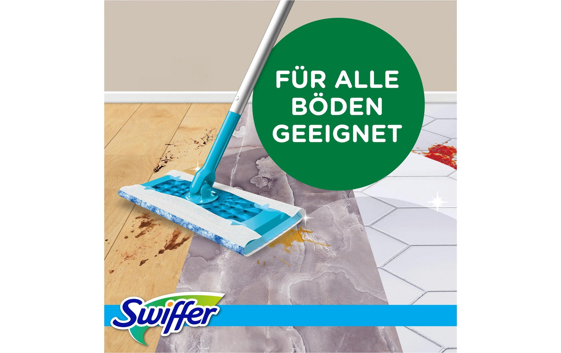 Swiffer Reinigungstücher Morning Fresh – Morning Fresh-Duft – 24 Stk.