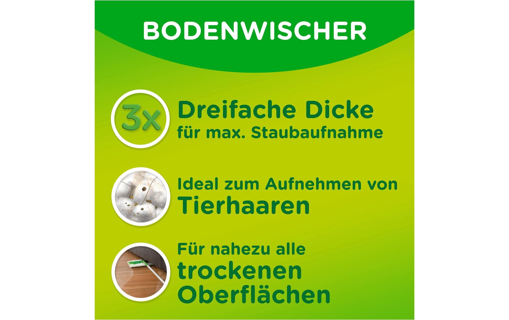 Swiffer Trocken Wischtücher 3D – Mikrofaser – Weiss – 14 Stk.