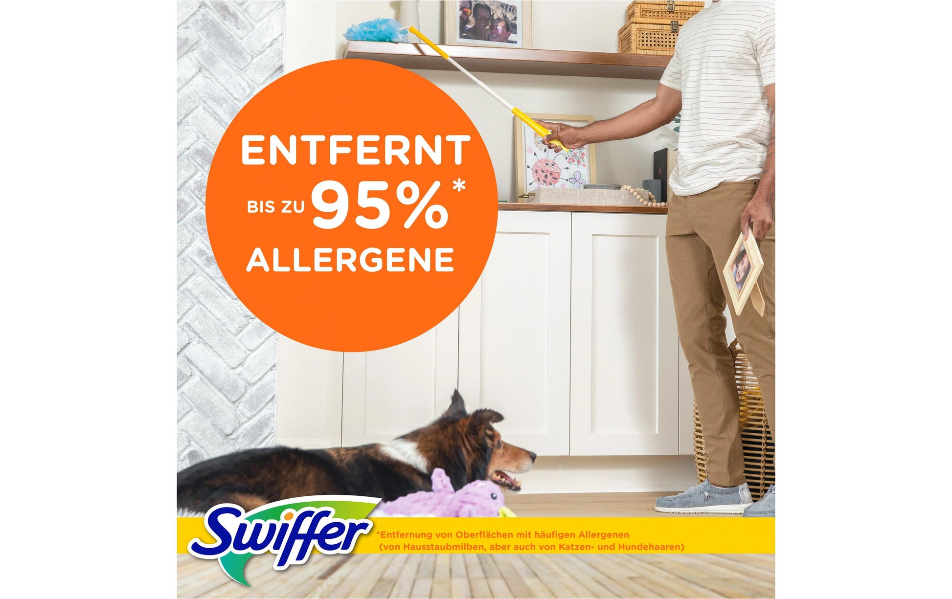 Swiffer Staubwedel XXL Starterset – Mikrofaser – Gelb – mit Duft