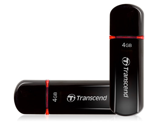 Transcend JetFlash 600 USB-Stick – 4 GB, USB 2.0, MLC