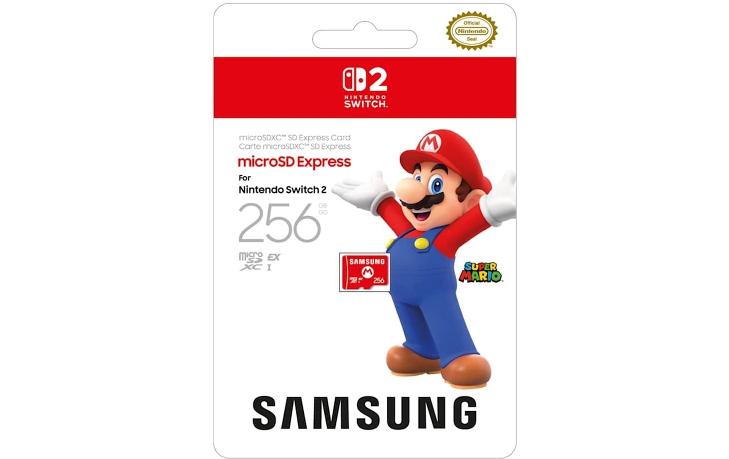 Nintendo Samsung microSD EXPRESS microSDXC 256 GB – A1, 880/650 MB/s, inkl. SD-Adapter