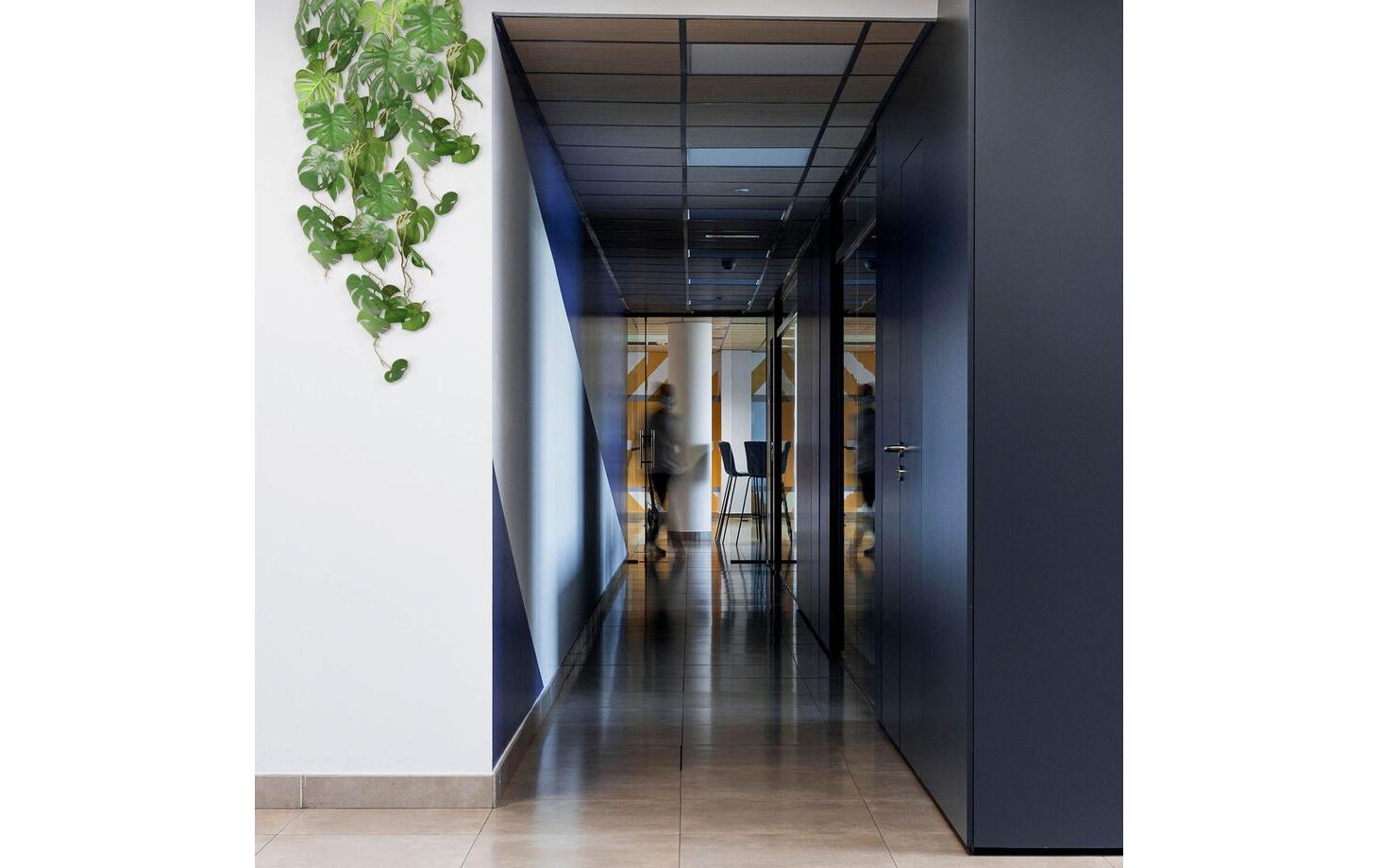 Botanic-Haus Monstera Girlande – Ø 200 × 110 cm – Kunststoff, Grün – 12er-Pack