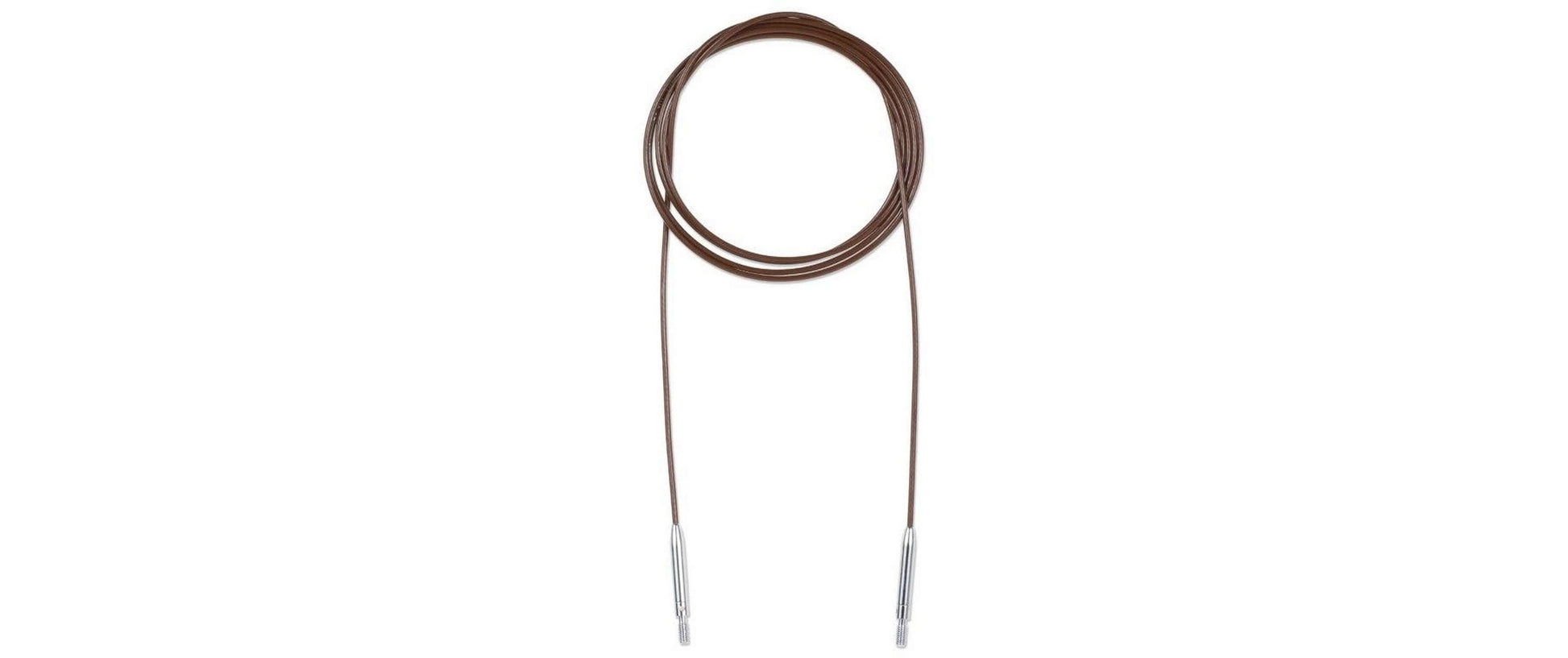 Prym 223994 Rundstricknadel Braun/Stahl – 120 cm, Kunststoff