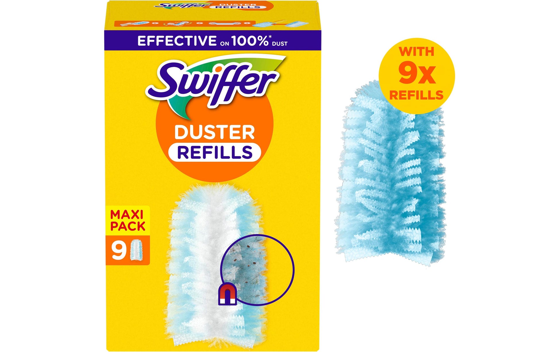 Swiffer Reinigungstücher Staubmagnet – 9 Stk. – für Swiffer