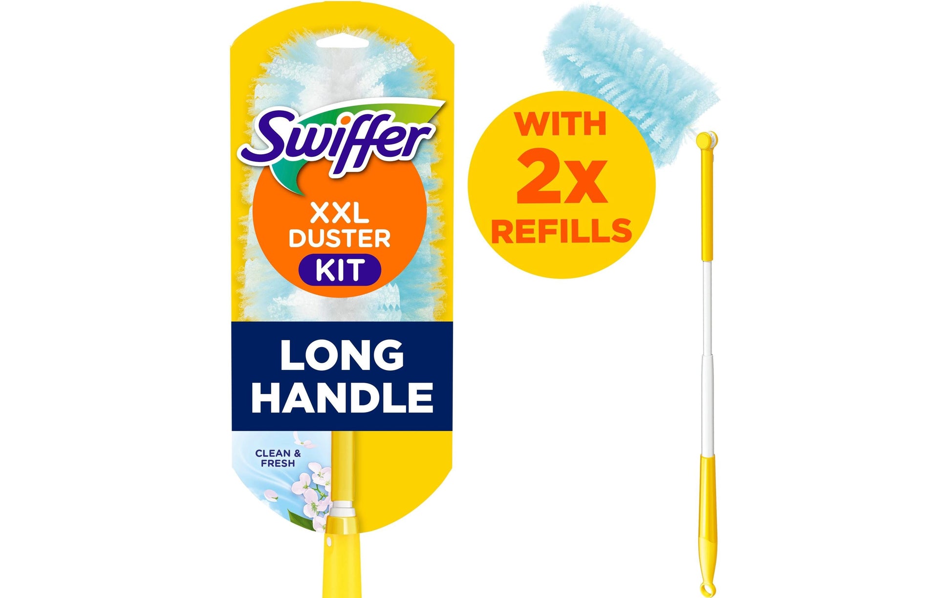 Swiffer Staubwedel XXL Starterset – Mikrofaser – Gelb – mit Duft