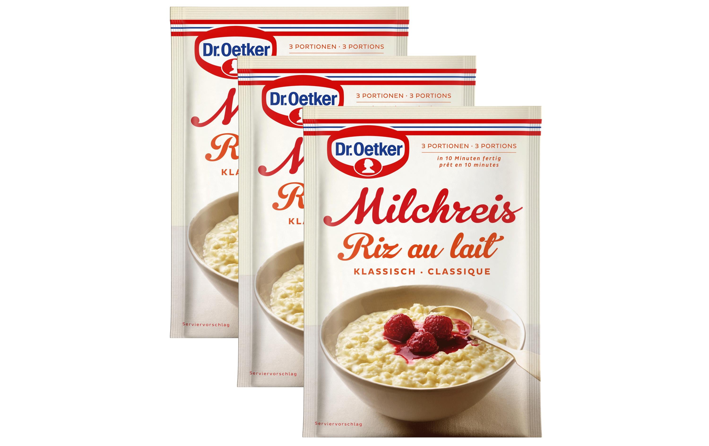 Dr. Oetker Milchreis klassisch – 3×125 g