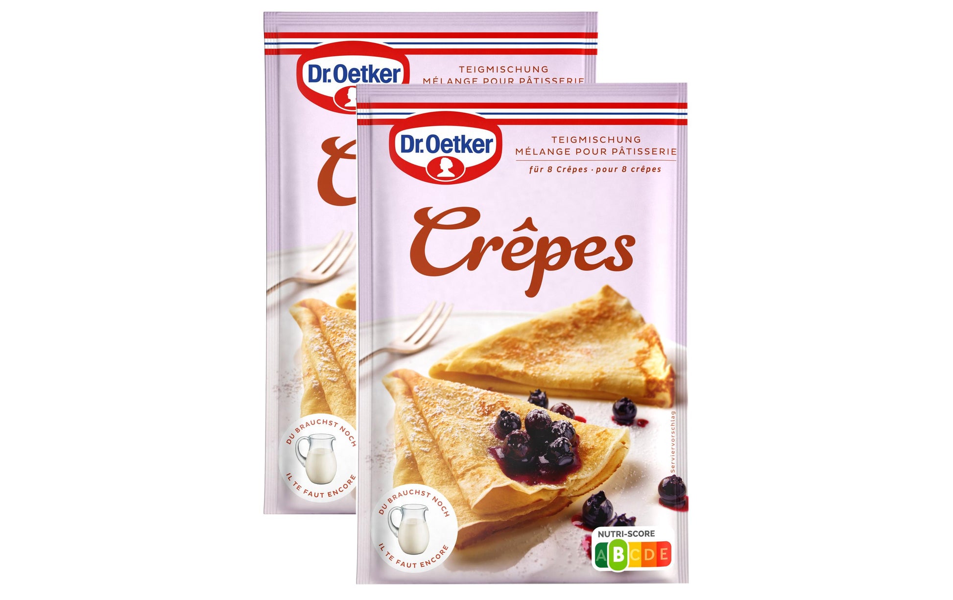 Dr. Oetker Dessertmischung Crepes – 2×200 g