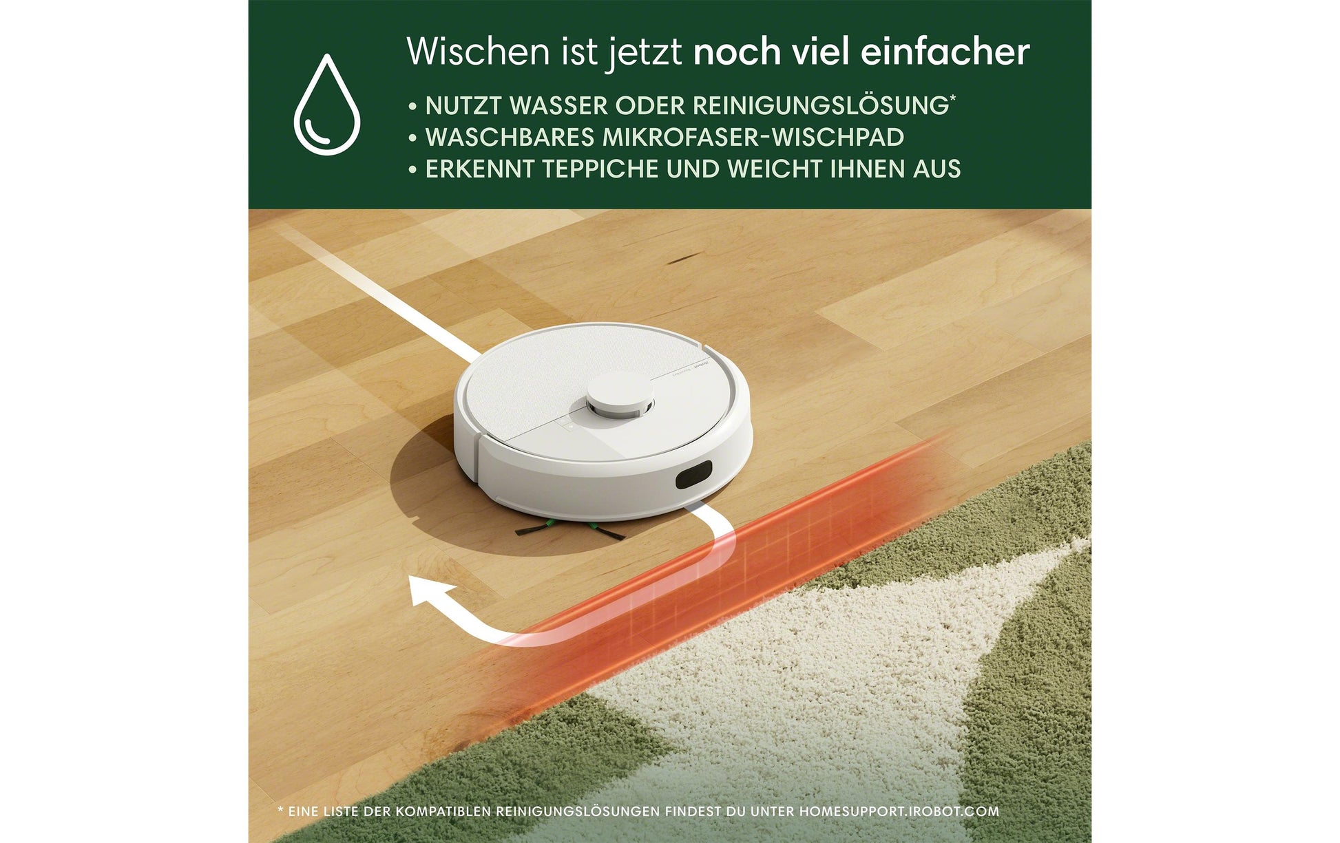 iRobot Roboterstaubsauger Roomba 105 Combo Robo – 0,4 l, Akkubetrieben, 33,1 × 33,5 × 10,4 cm, 2,8 kg