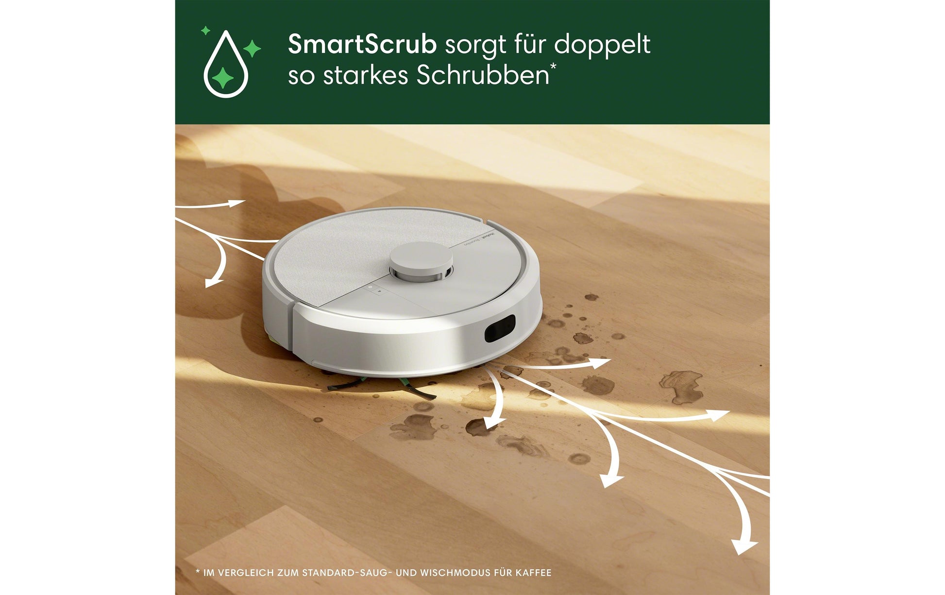 iRobot Roboterstaubsauger Roomba 105 – 0,2 l, Akkubetrieb, 3 Stufen, 33,1 × 33,5 × 10,4 cm