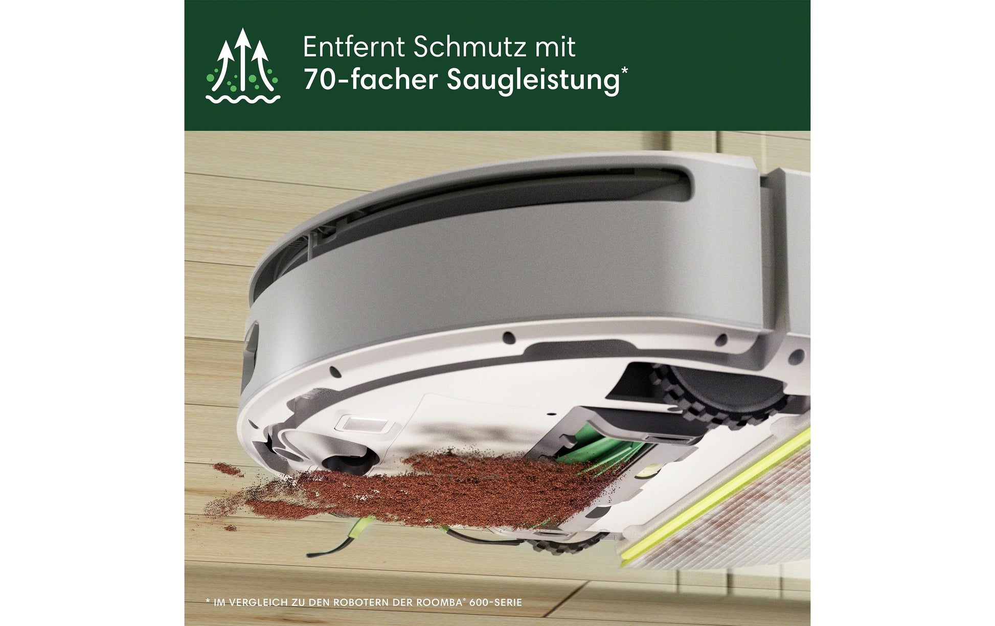 iRobot Roboterstaubsauger Roomba 205 – 1,8 l, Akkubetrieben, 3 Stufen, 35,9 × 35,8 × 10,1 cm