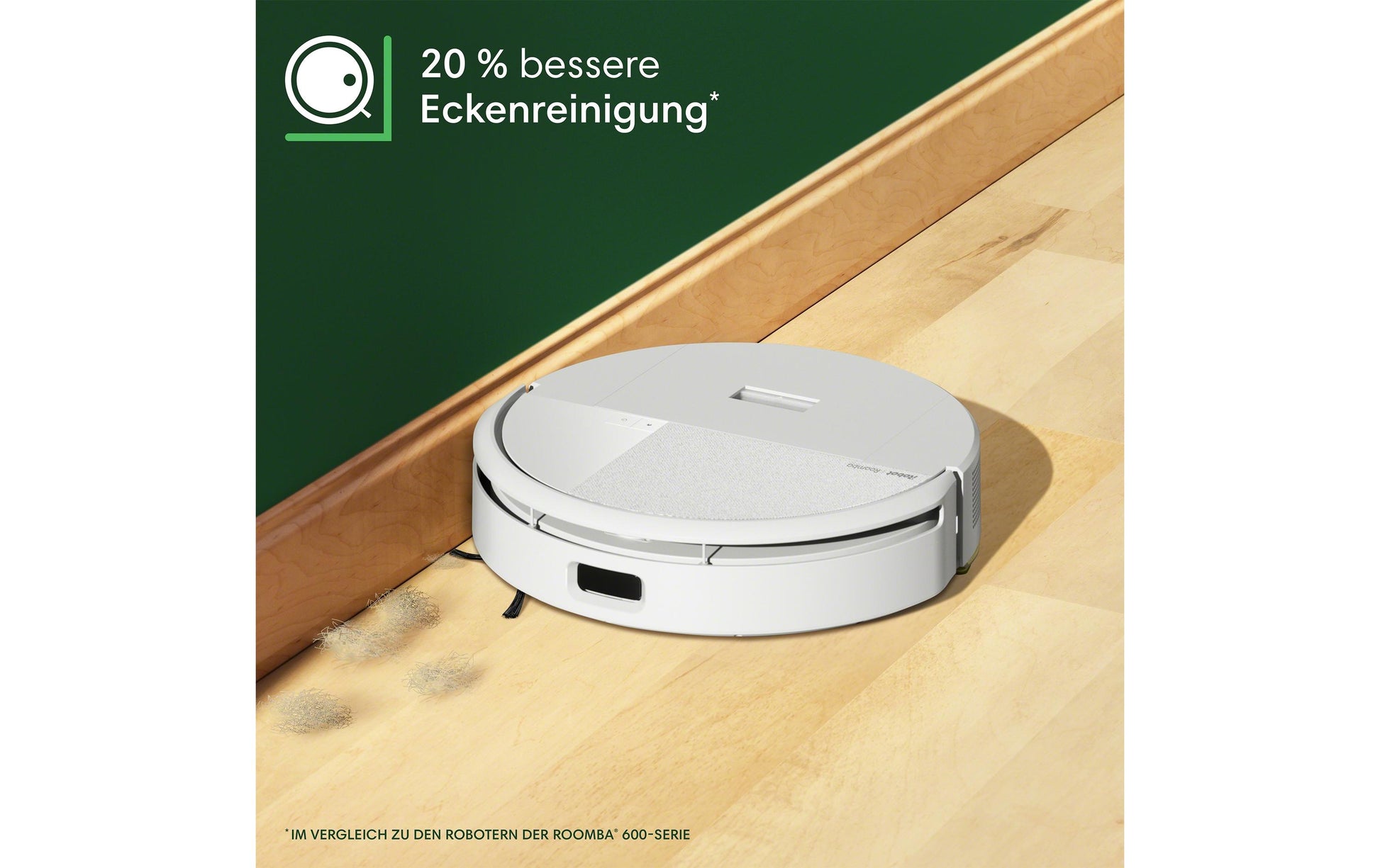 iRobot Roboterstaubsauger Roomba 205 – 1,8 l, Akkubetrieben, 3 Stufen, 35,9 × 35,8 × 10,1 cm