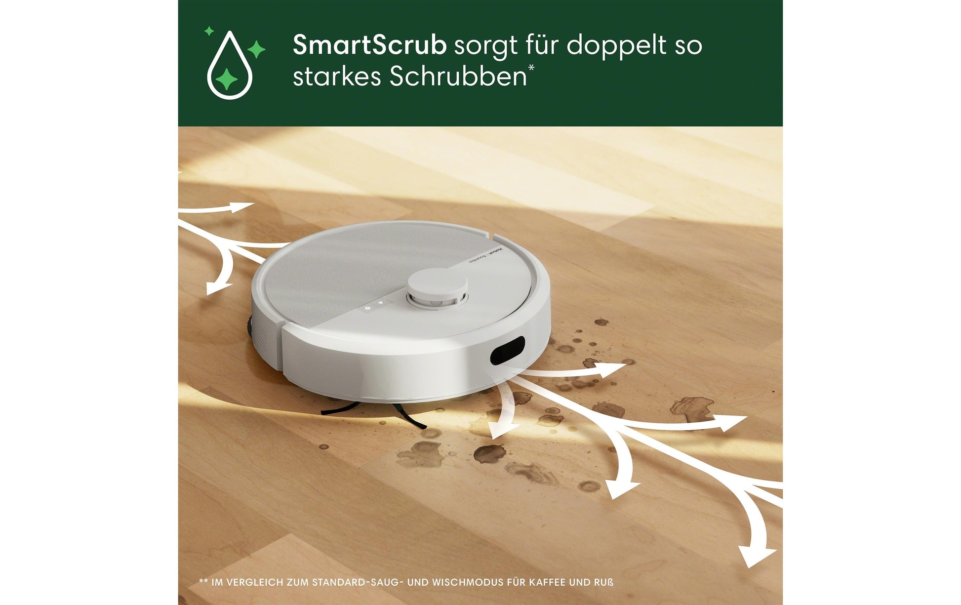 iRobot Roboterstaubsauger Roomba P405 – 0,3 l, Akkubetrieb, 3 Stufen, 35,7 × 35,1 × 10,6 cm