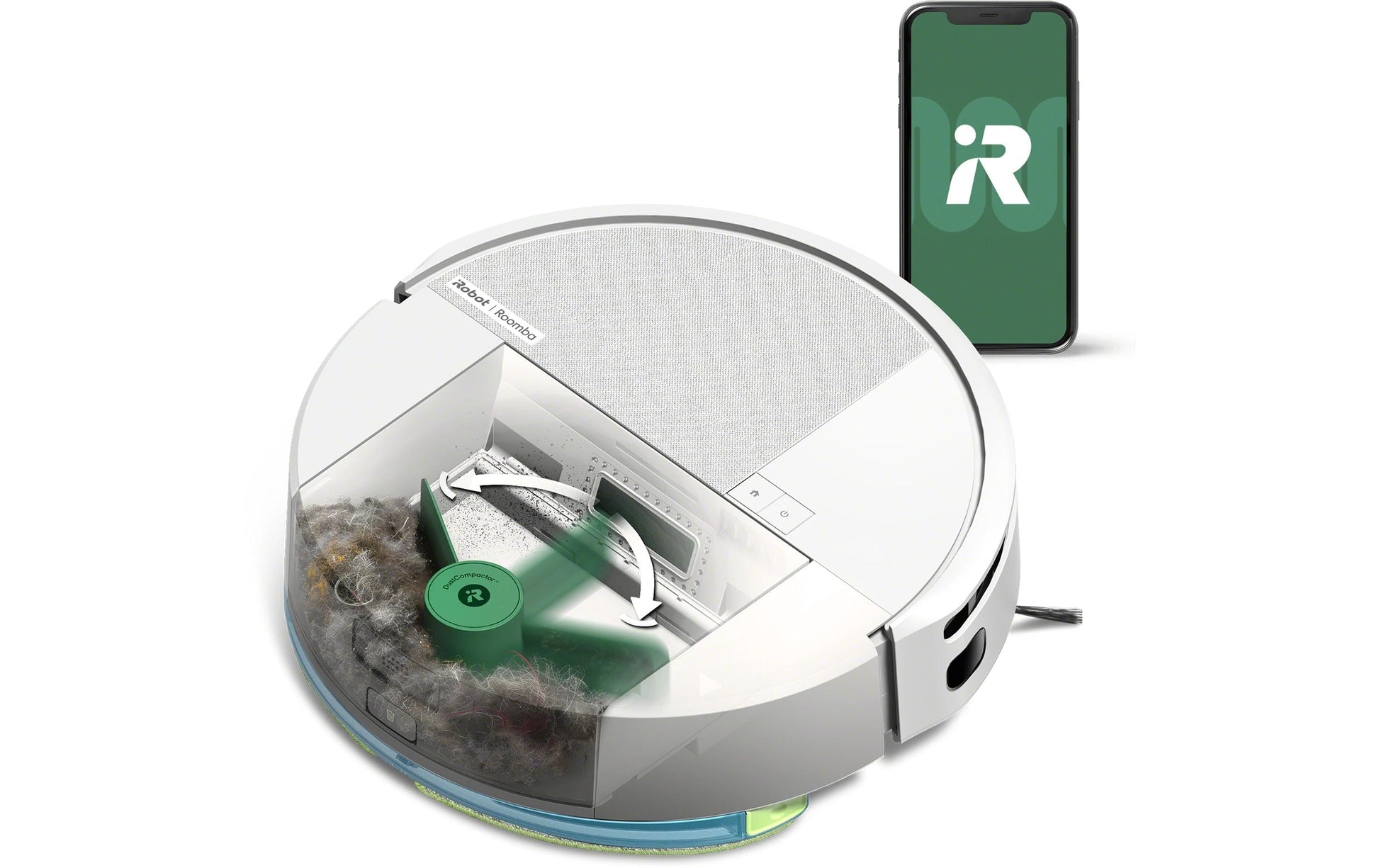 iRobot Roboterstaubsauger Roomba 205 – 1,8 l, Akkubetrieben, 3 Stufen, 35,9 × 35,8 × 10,1 cm