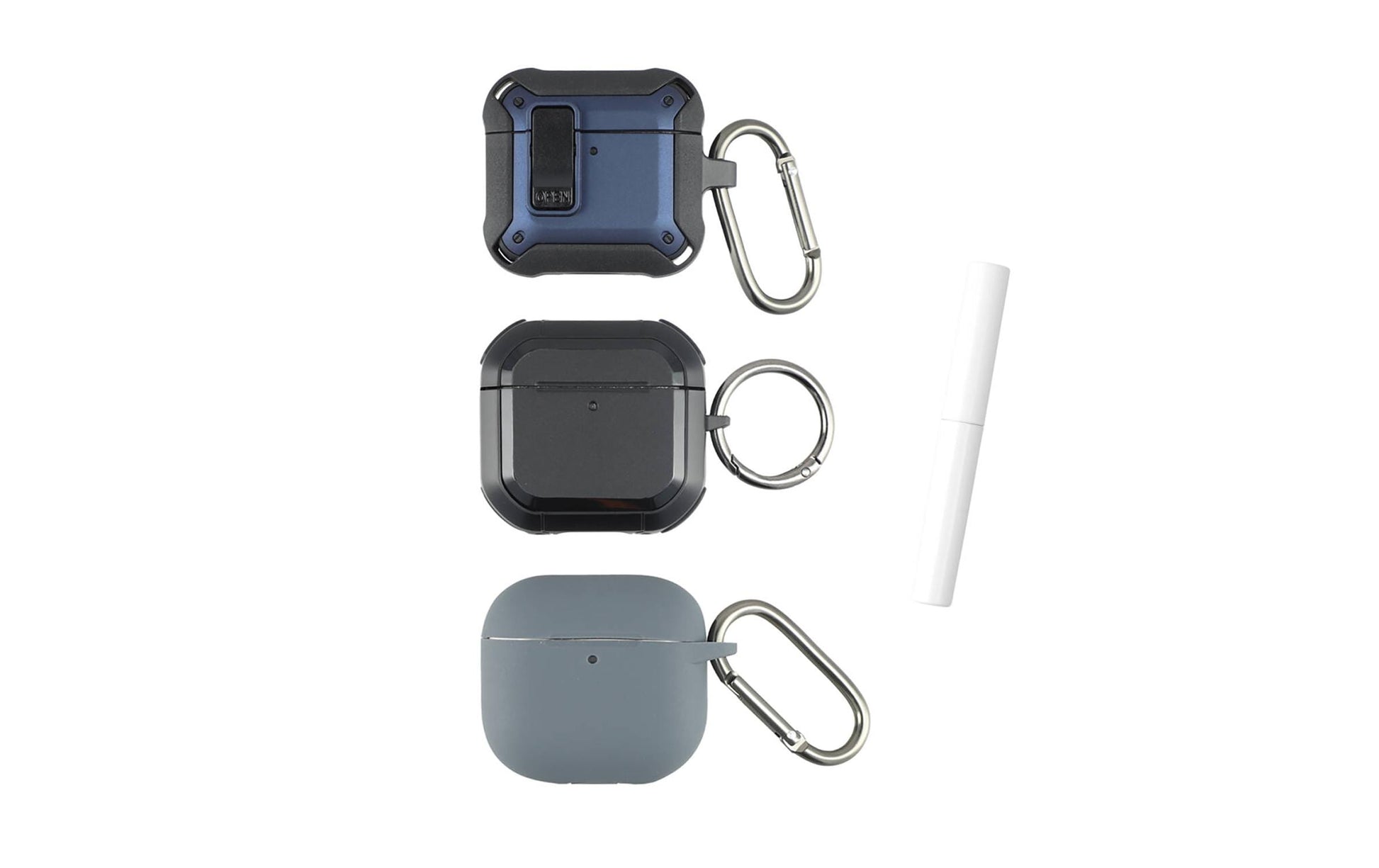 4smarts Case Set Alpha – Schutzhülle – für Apple AirPods 4 – Silikon/Kunststoff – 3er-Set