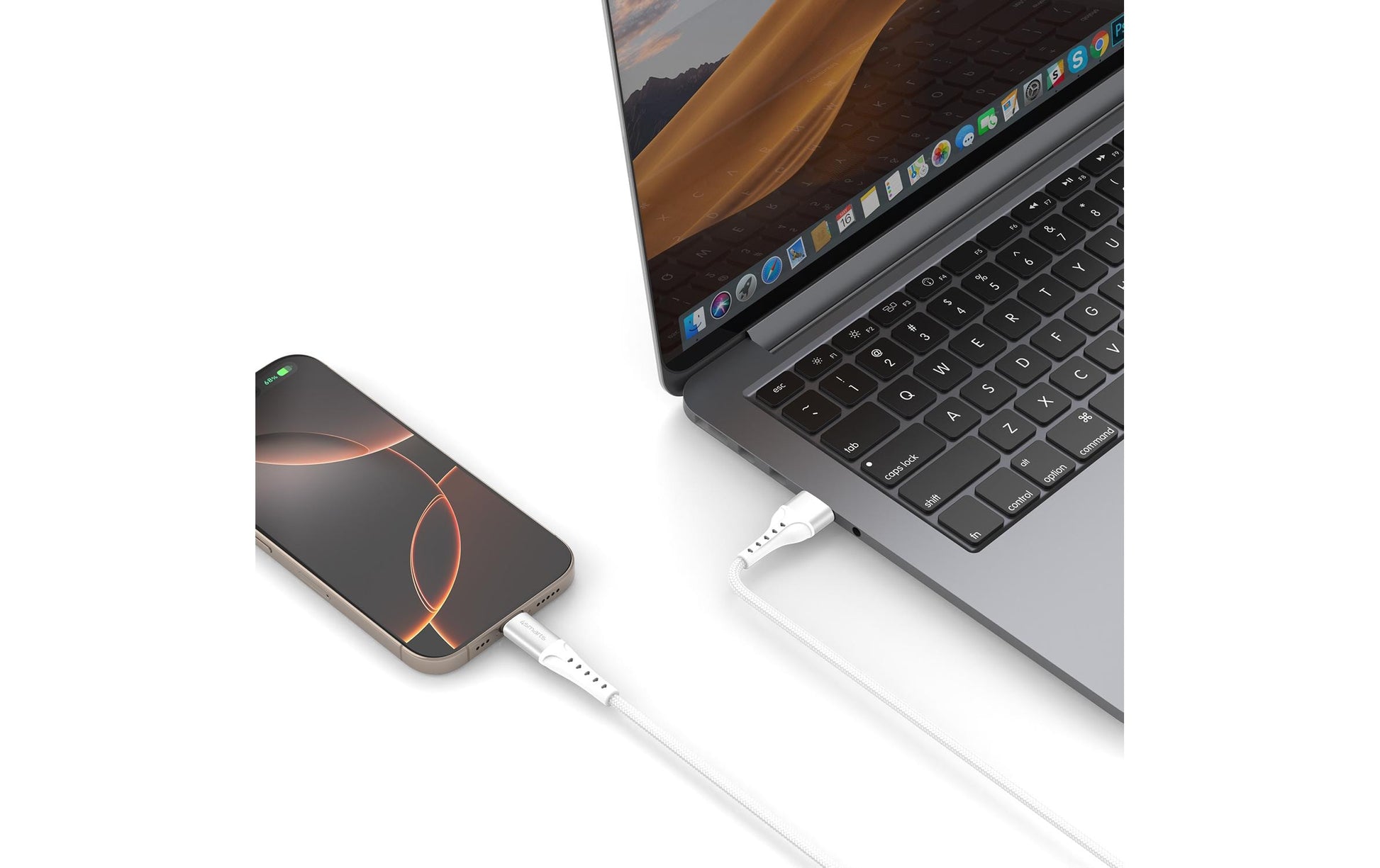 4smarts Kabel – USB-A auf USB-C 1,5 m, PD 18 W – für USB-C Geräte