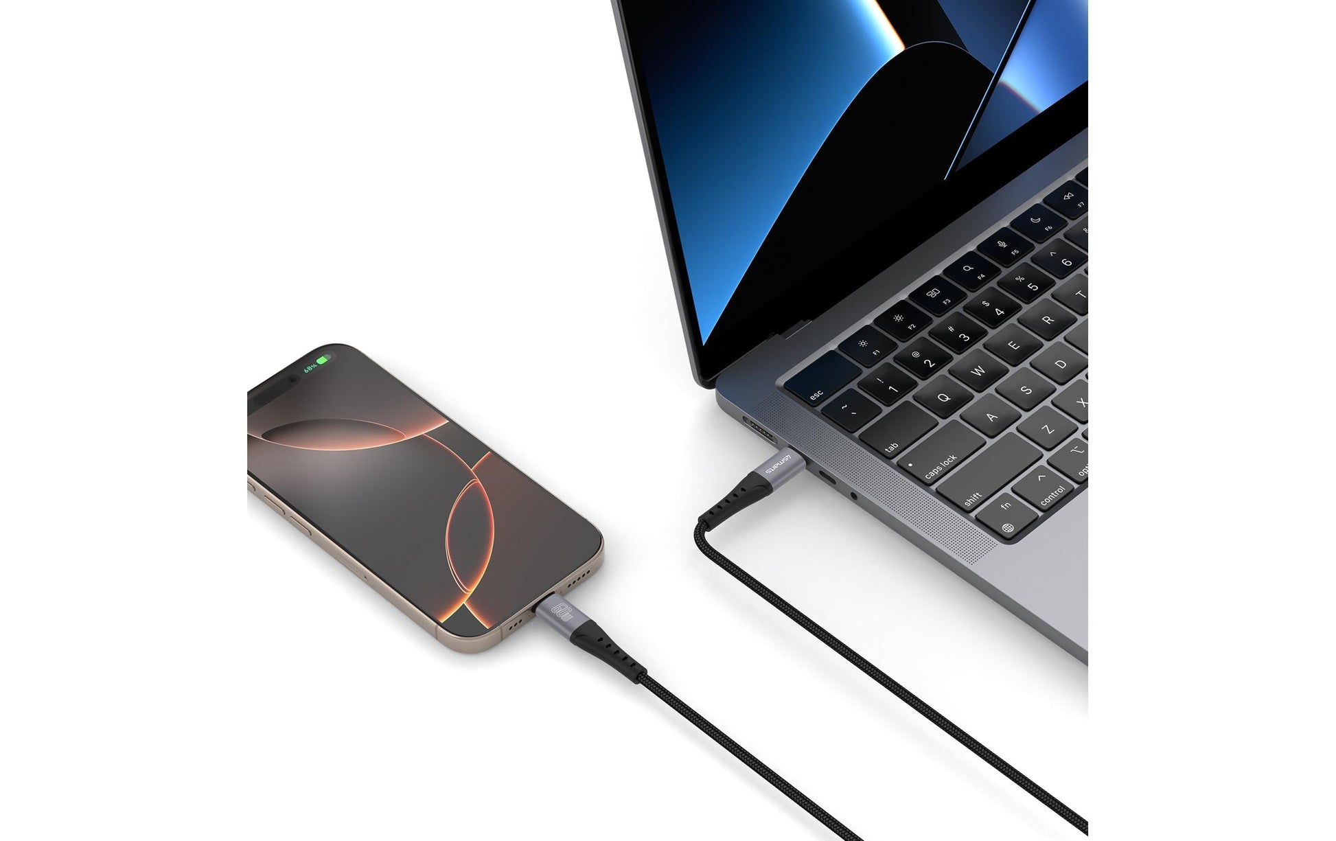 4smarts USB-C auf USB-C Kabel – USB 2.0 – 1,5 m – PD 60 W – Schwarz – für Nintendo Switch und mehr