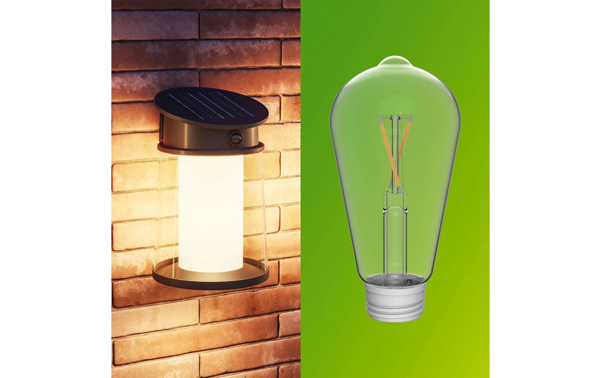 Philips Aussenwandleuchte – Warmweiss, 2700 K – IP44 – Solarbetrieb – mit Bewegungsmelder – Schwarz, Metall