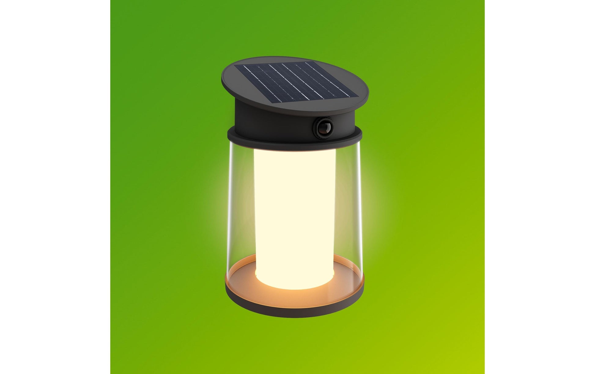 Philips Aussenwandleuchte – Warmweiss, 2700 K – IP44 – Solarbetrieb – mit Bewegungsmelder – Schwarz, Metall