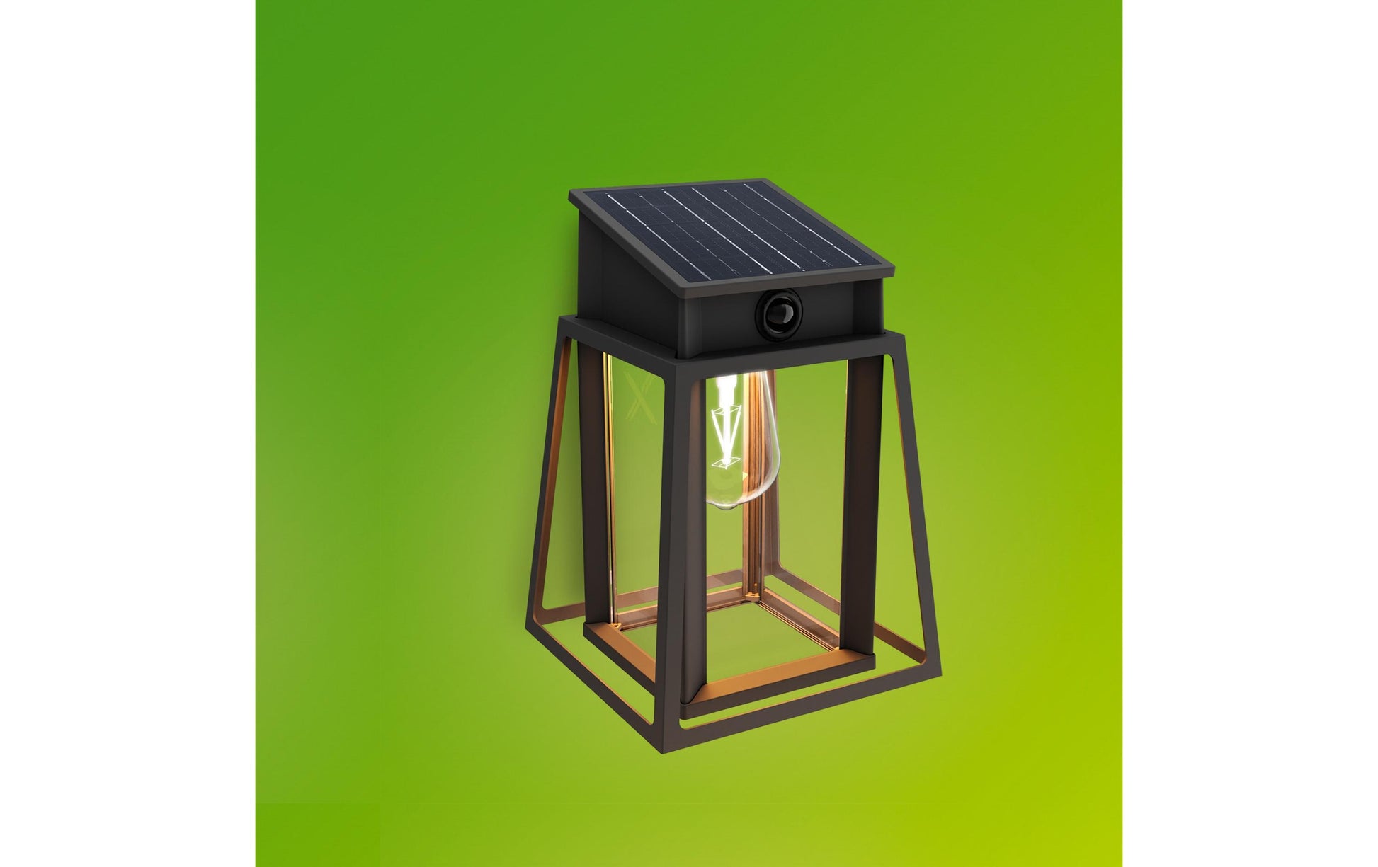 Philips Aussenwandleuchte – Warmweiss, 2700 K – IP44 – Solarbetrieb – mit Bewegungsmelder – Schwarz, Metall