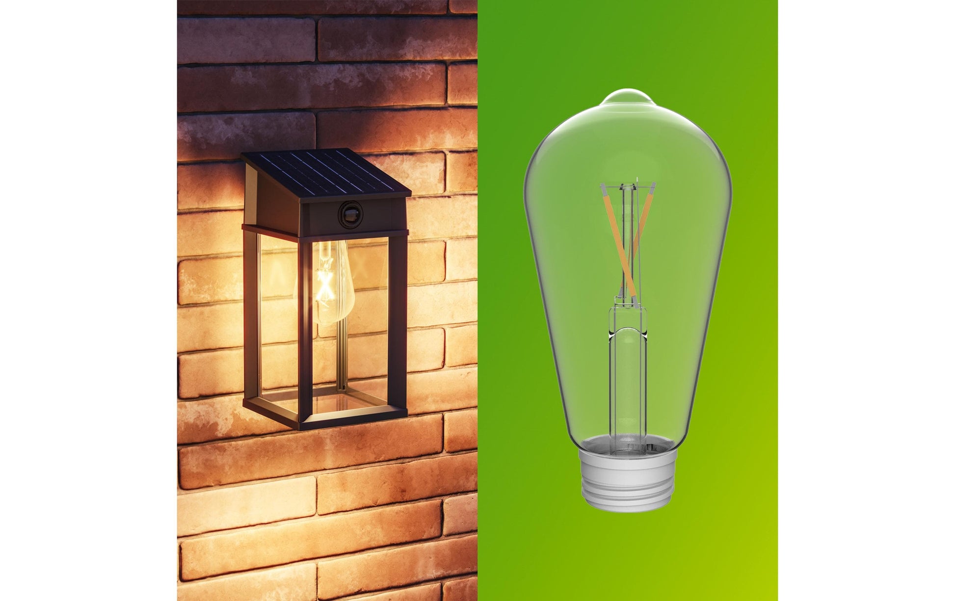 Philips Aussenwandleuchte – Warmweiss, 2700 K – IP44 – Solarbetrieb – mit Bewegungsmelder – Schwarz, Metall