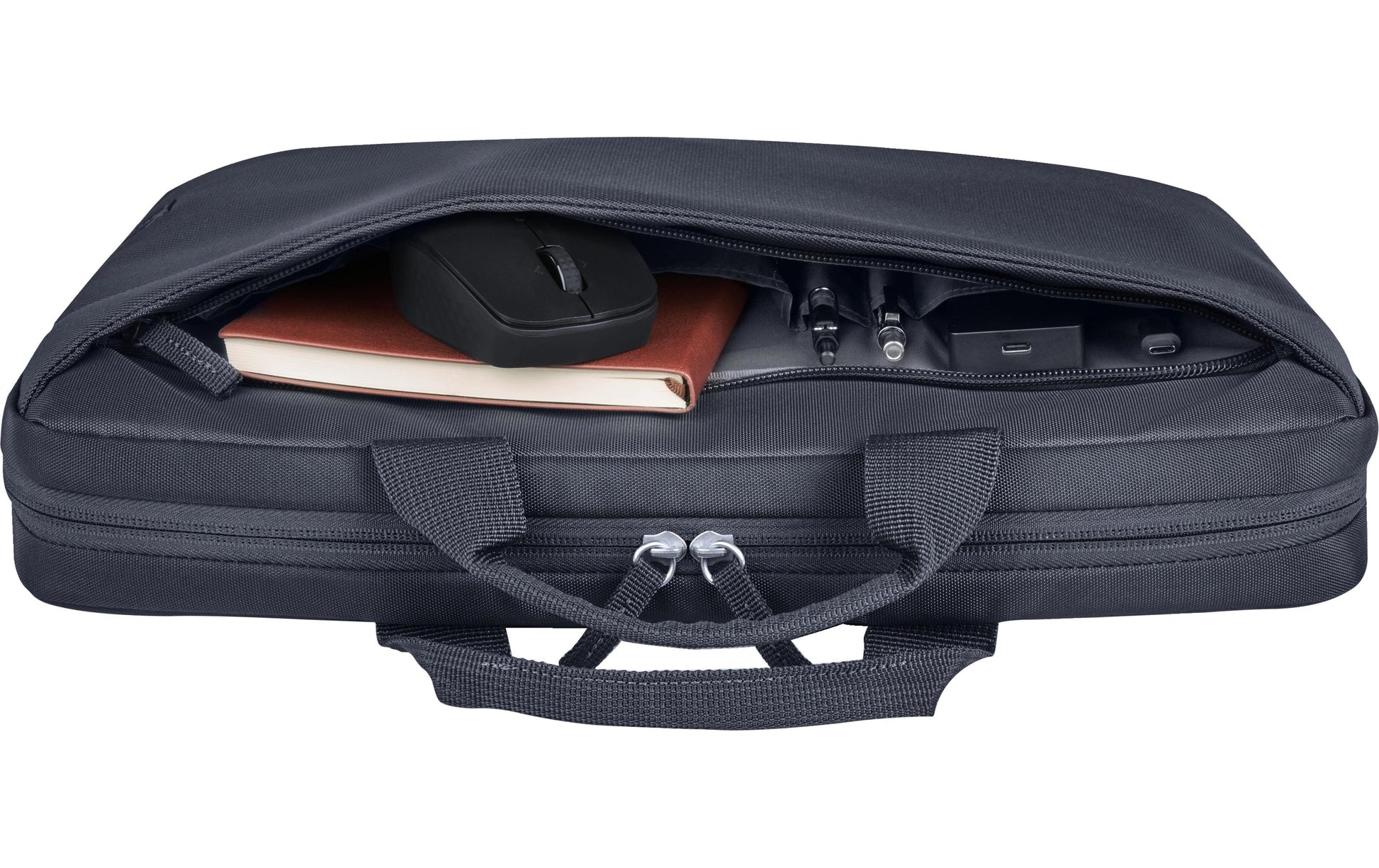 HP Notebook-Tasche bis 14" – Abnehmbarer Schultergurt, Wasserfest – Grau