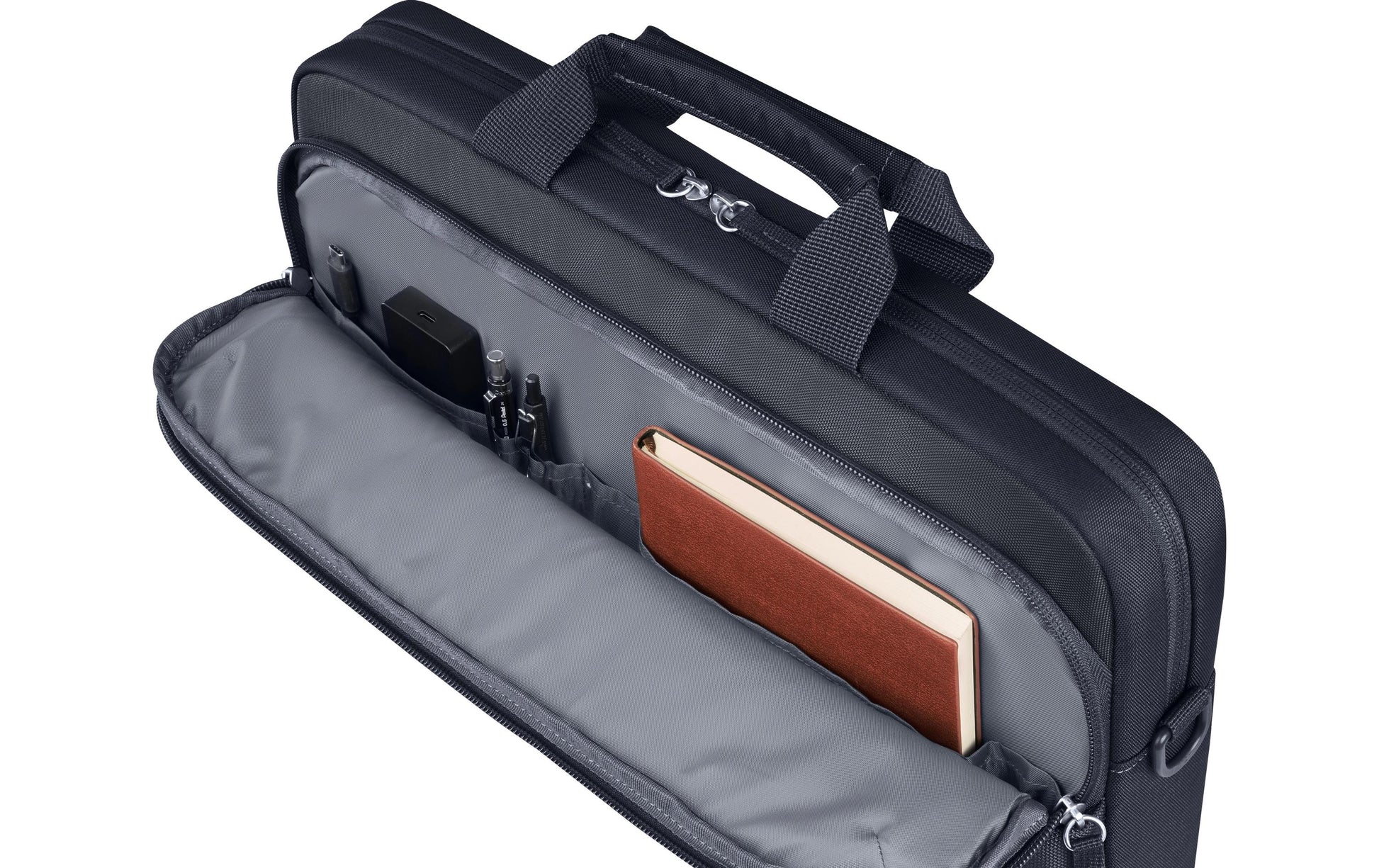 HP Notebook-Tasche für bis 14" – Wasserfest, abnehmbarer Schultergurt – Grau