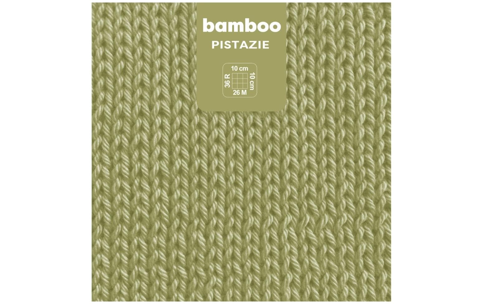 myBoshi Bambuswolle Pistazie – 50 g, 125 m, 60% Bambus/40% Baumwolle, Nadel 4 mm