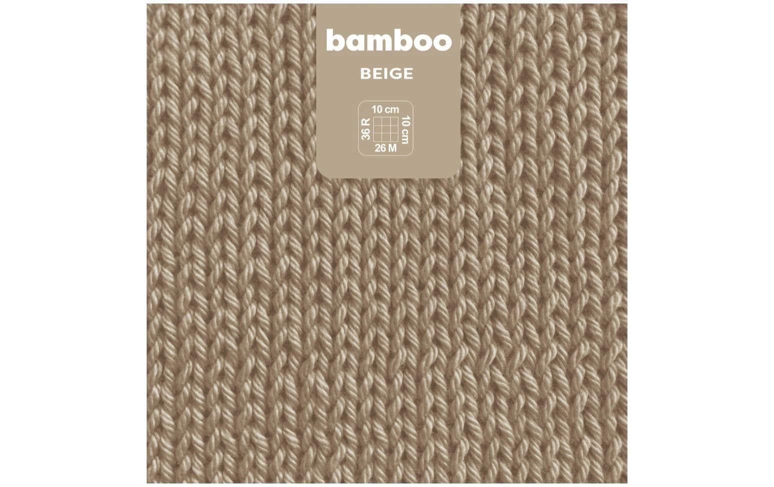 myBoshi Bambuswolle Weiss – 50 g, 125 m, Nadel 4 mm, 60% Bambus/40% Baumwolle, 1 Stk.